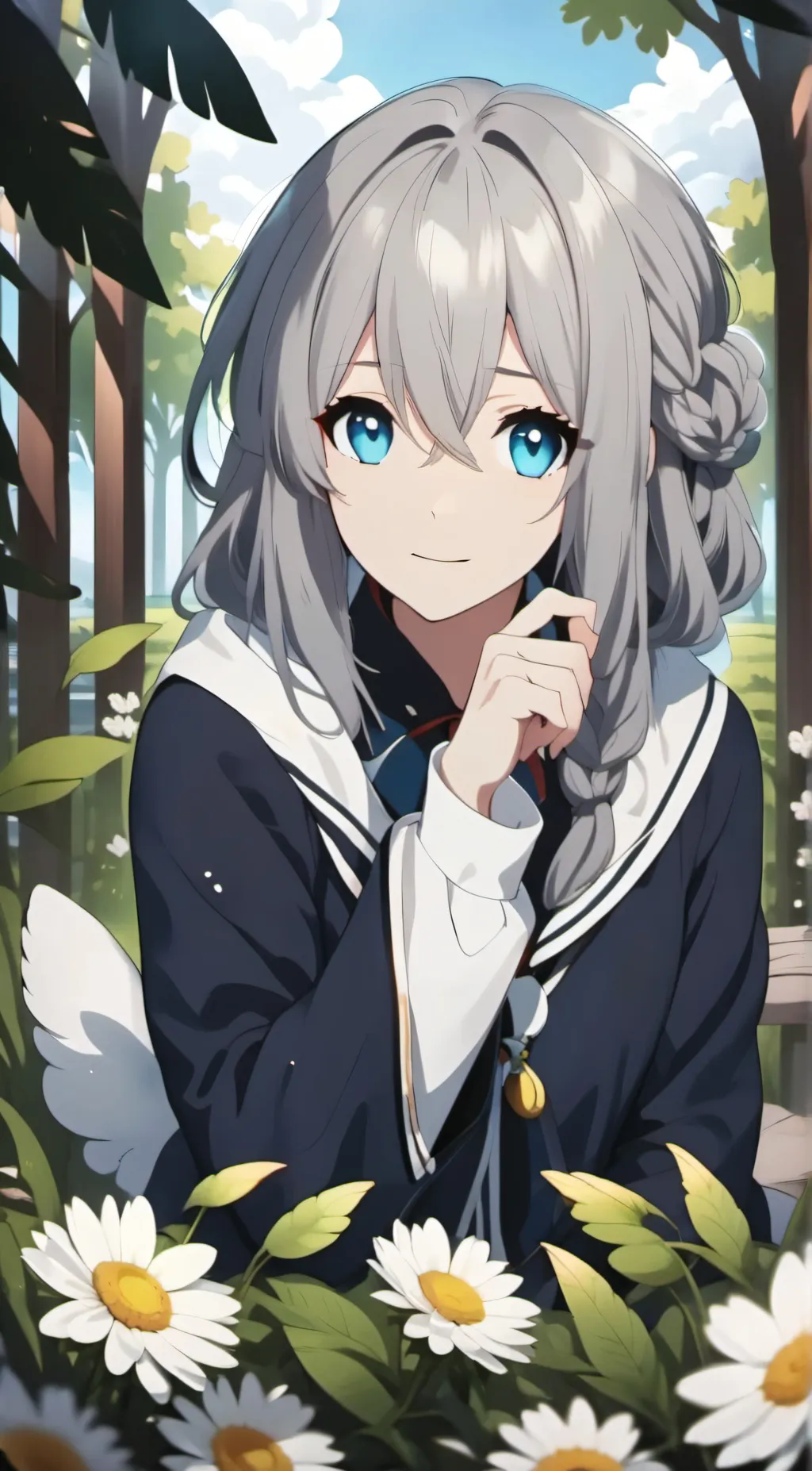 ai character: luna background