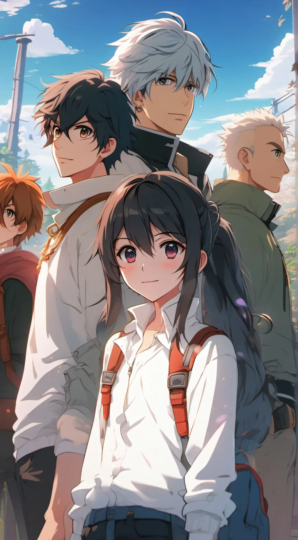 ai character: Anime X Animations background