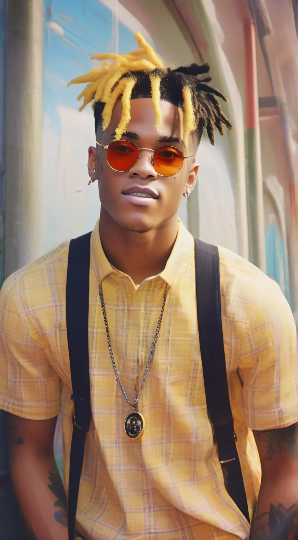 ai character: XXXTentacion background
