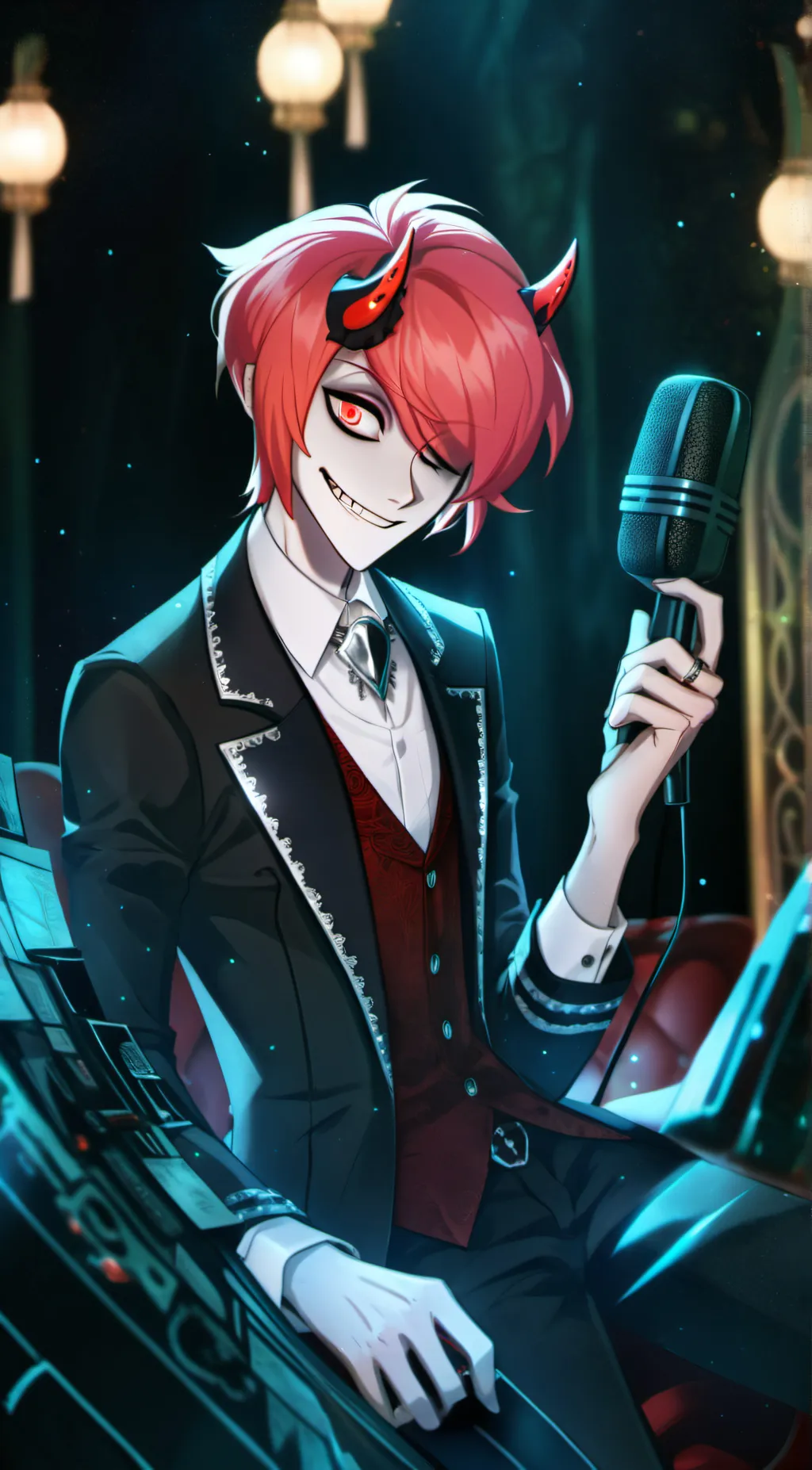ai character: Hazbin hotel background