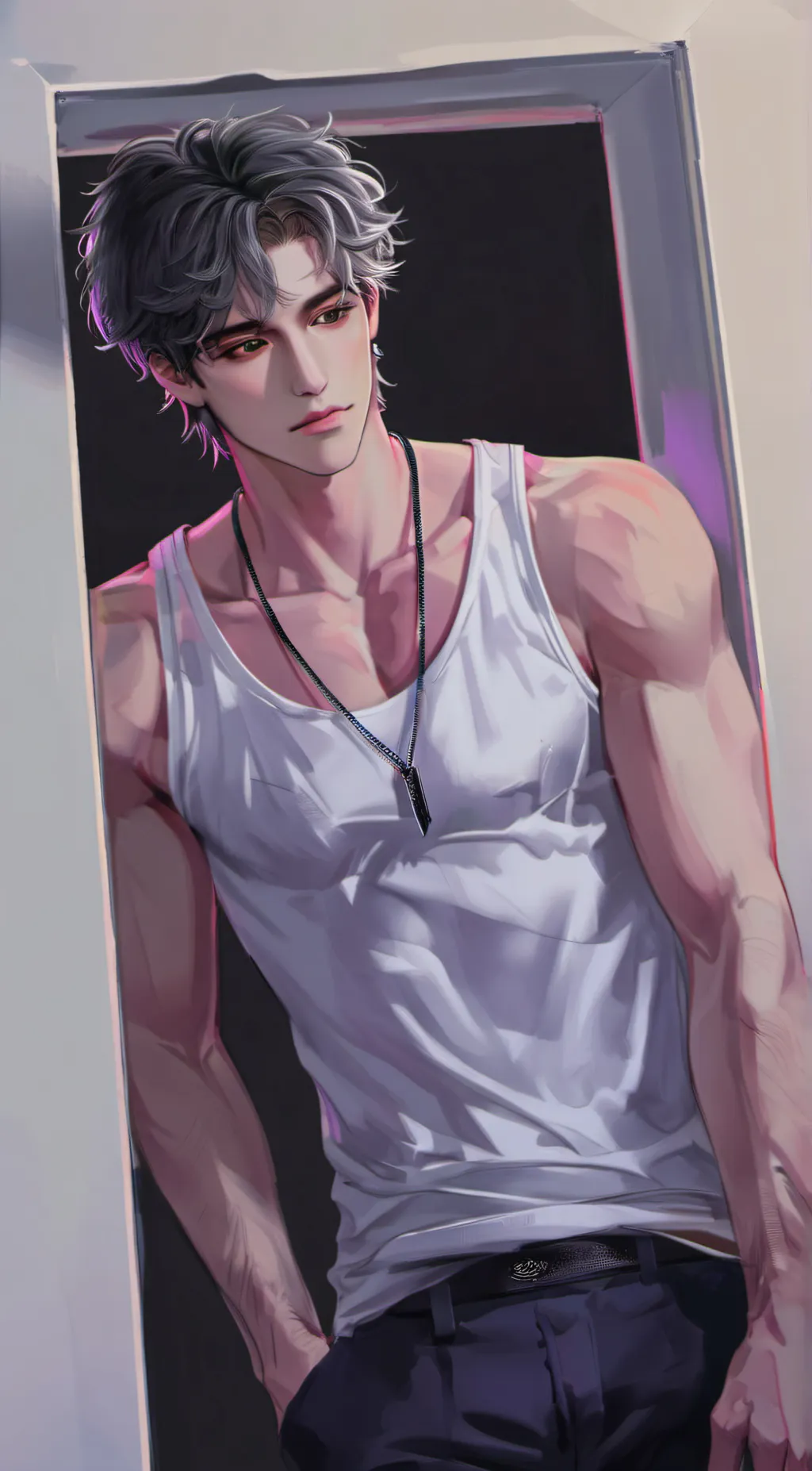 ai character: Isaac  background