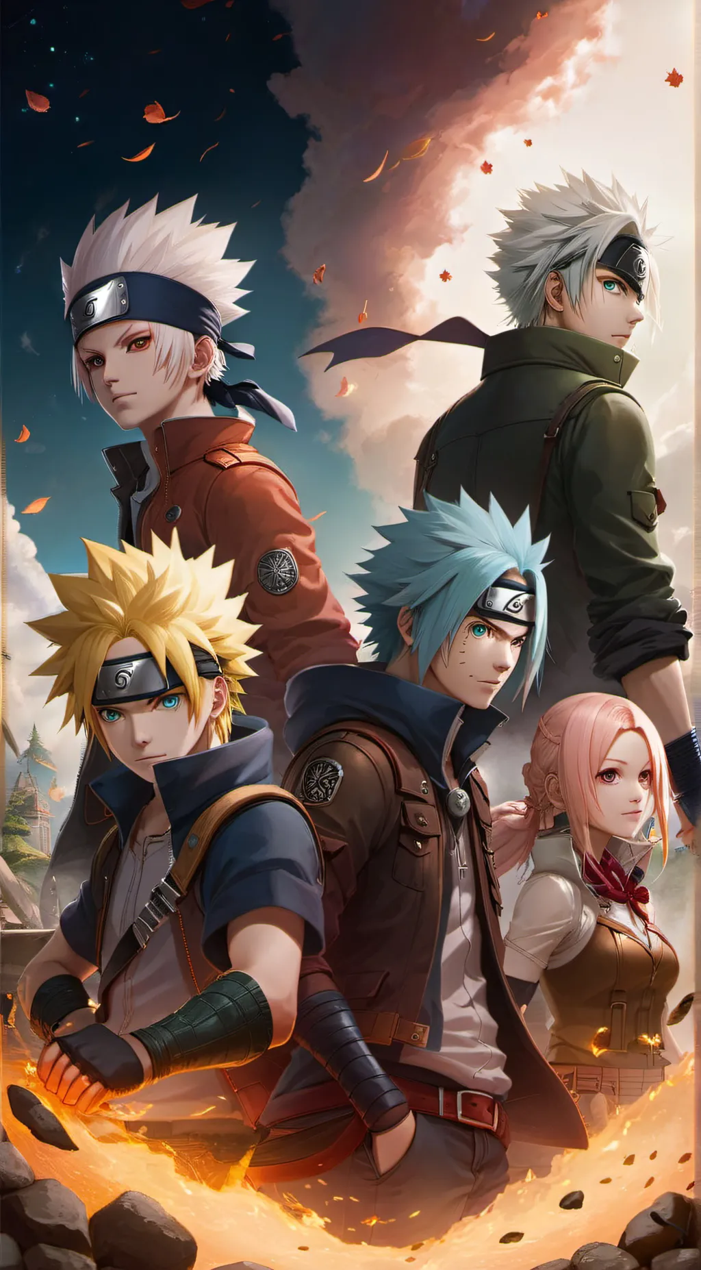 ai character: Team 7 background