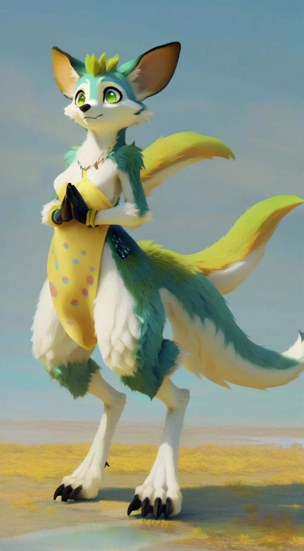 ai character: Sky background