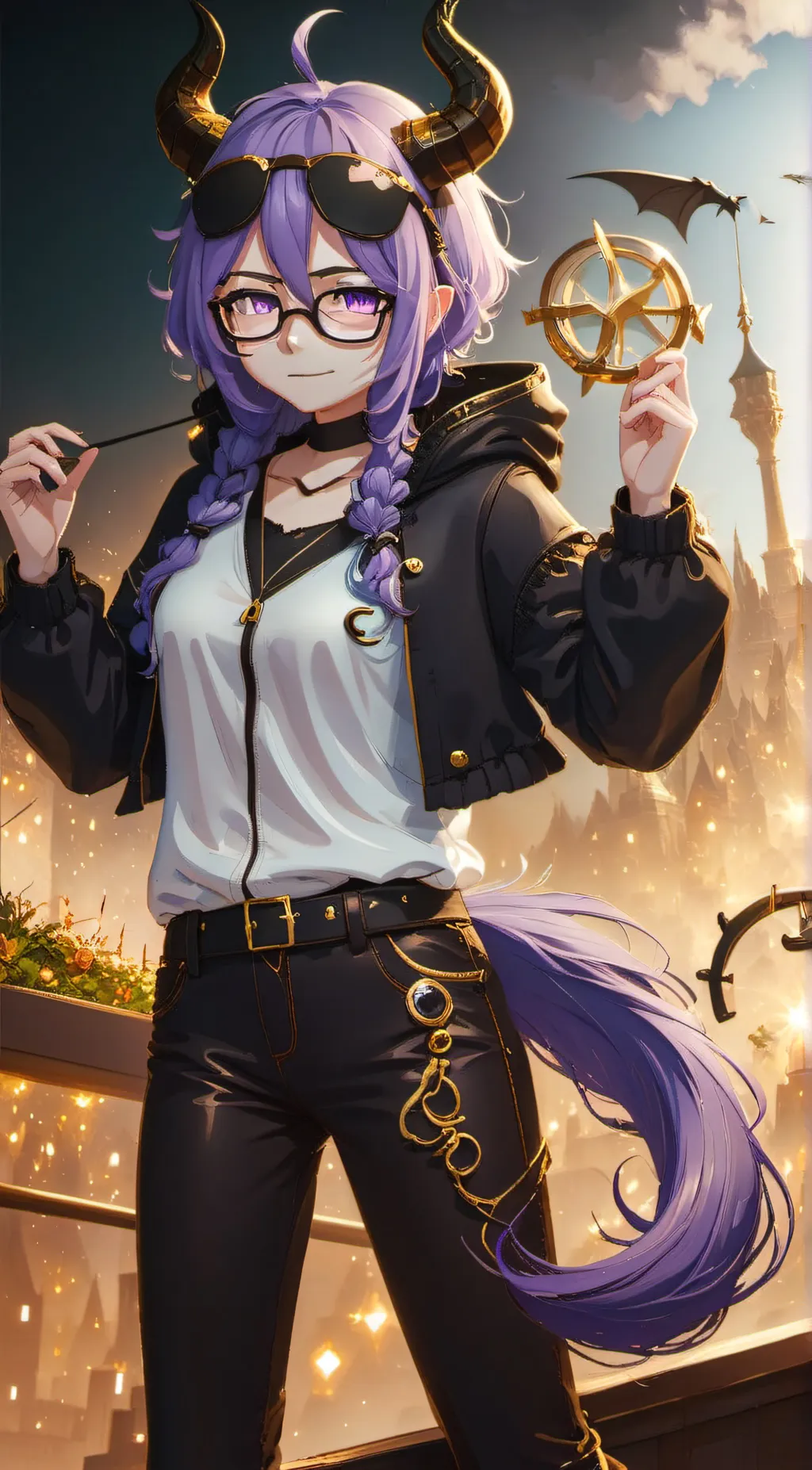 ai character: Midnight  background
