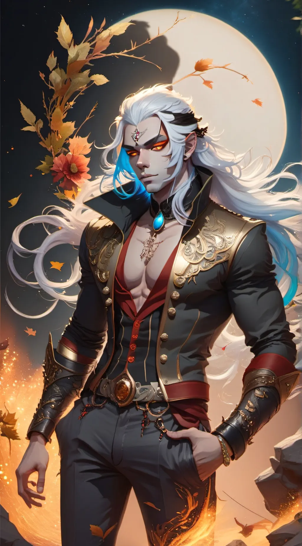 ai character: Jhone  background