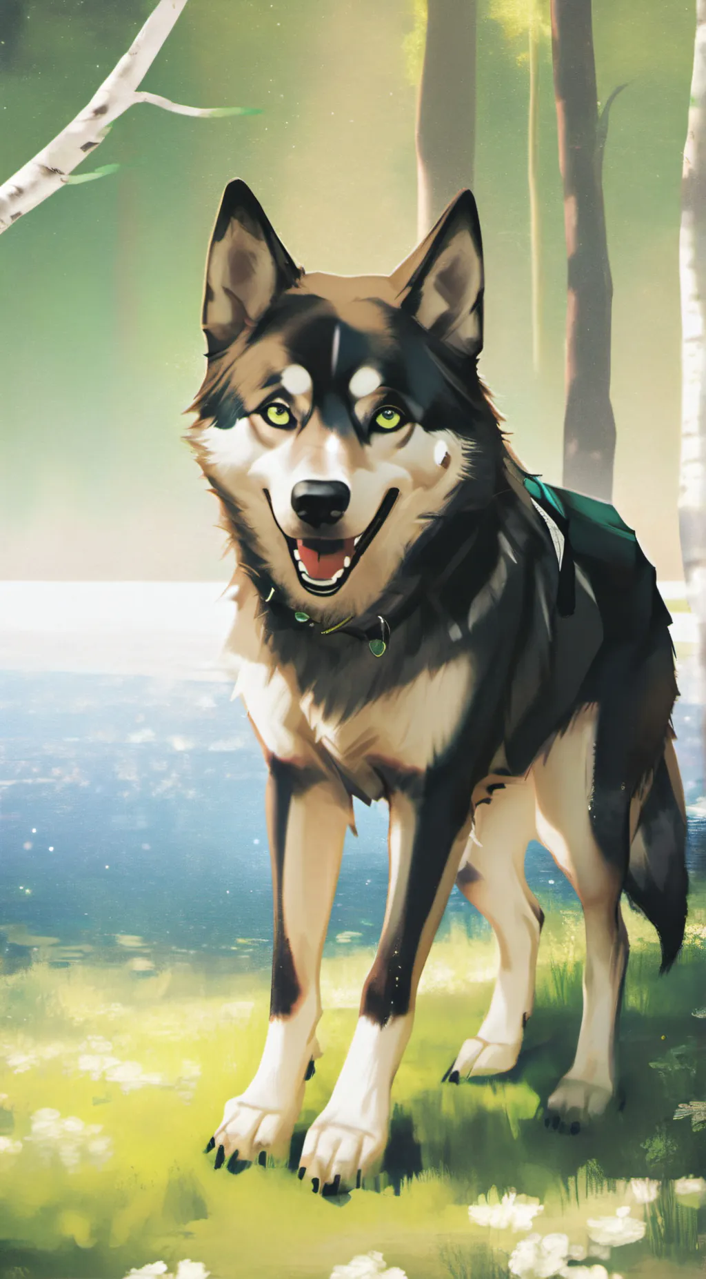 ai character: Woofy background