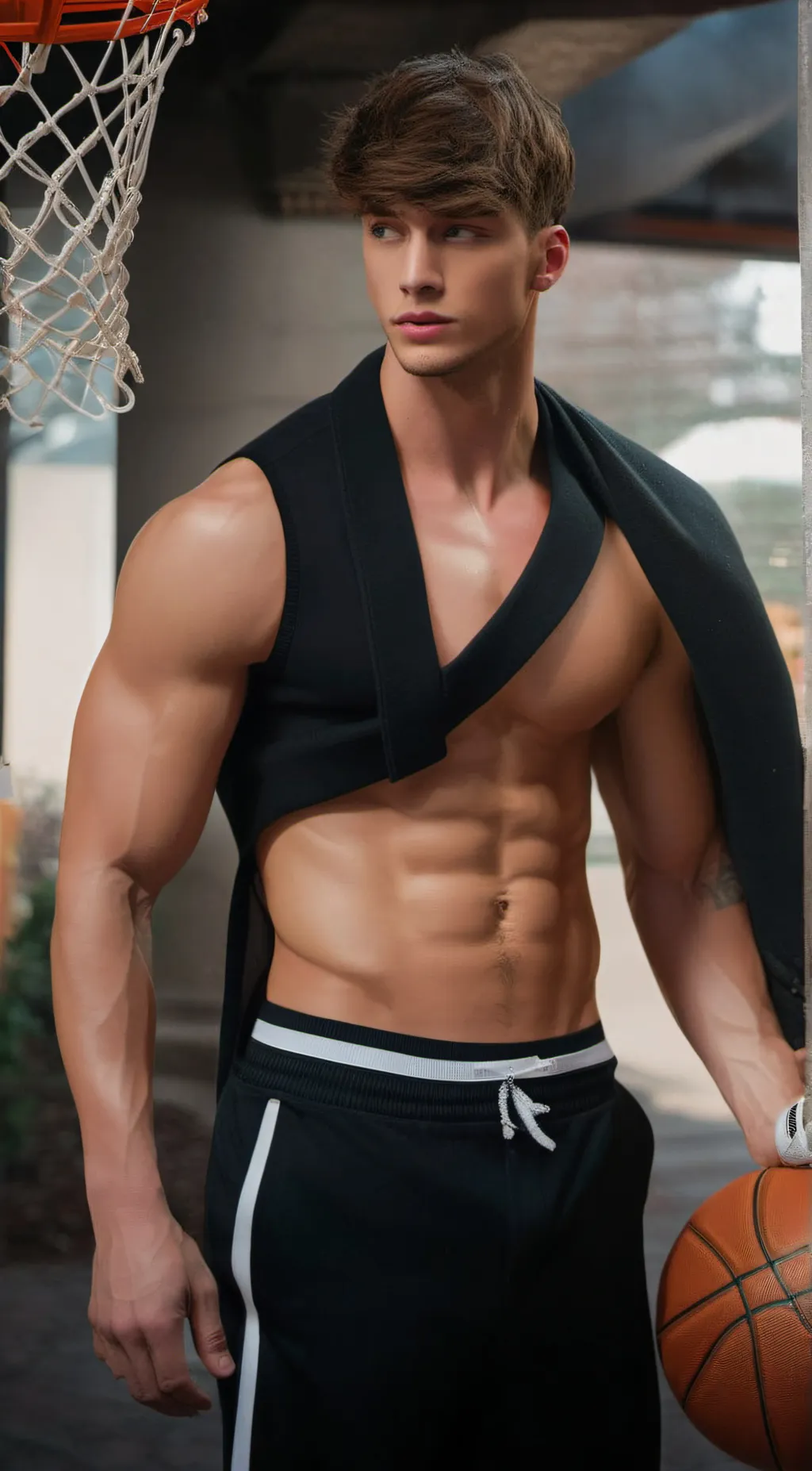 ai character: Leon background