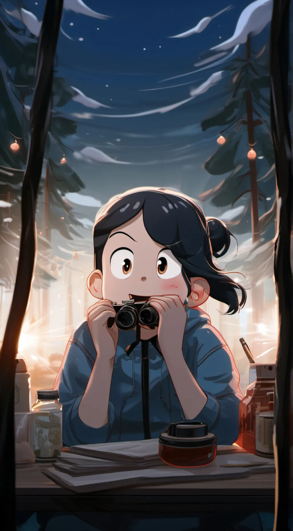 ai character: six x nine  background