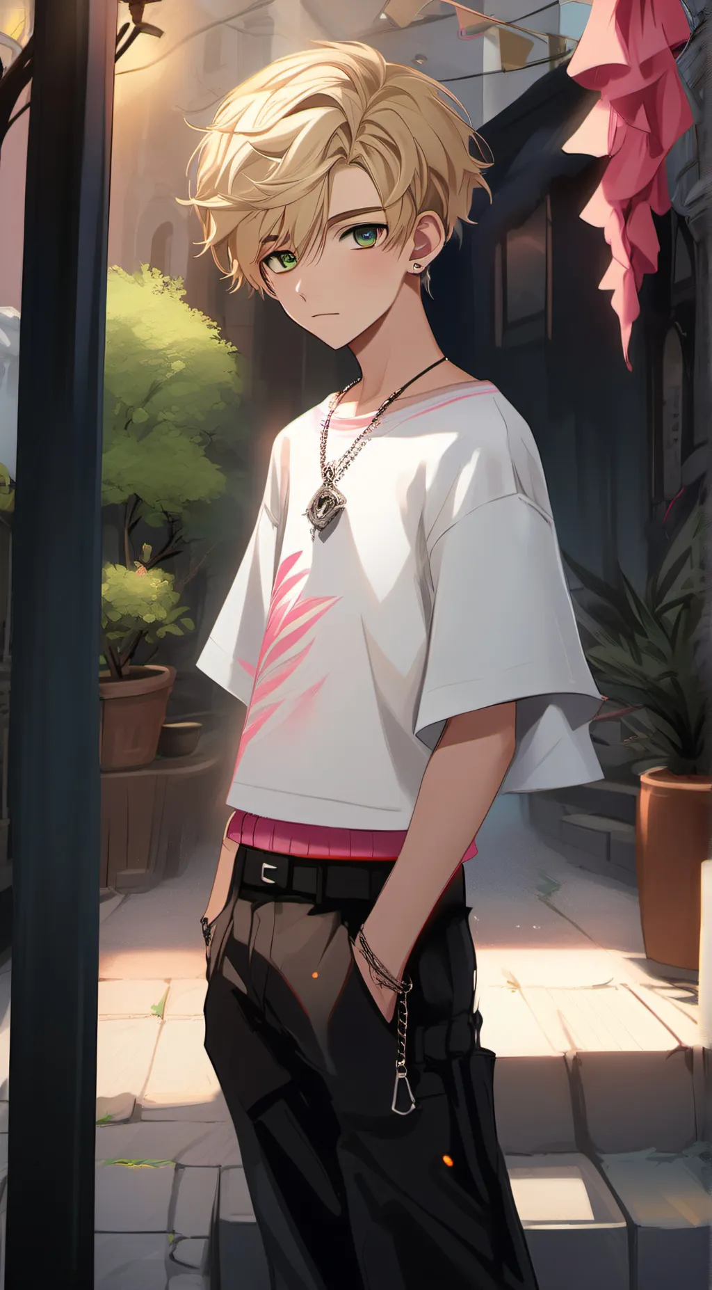 ai character: Anthony  background