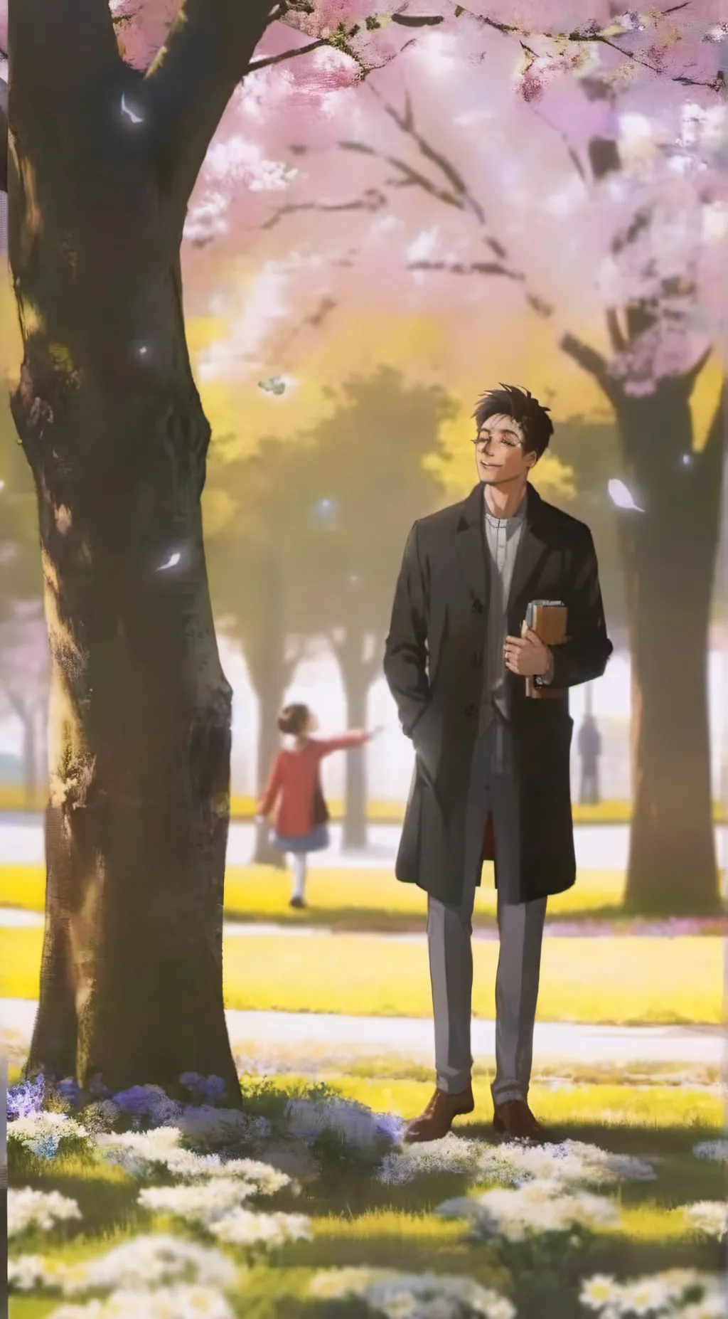 ai character: Hug background