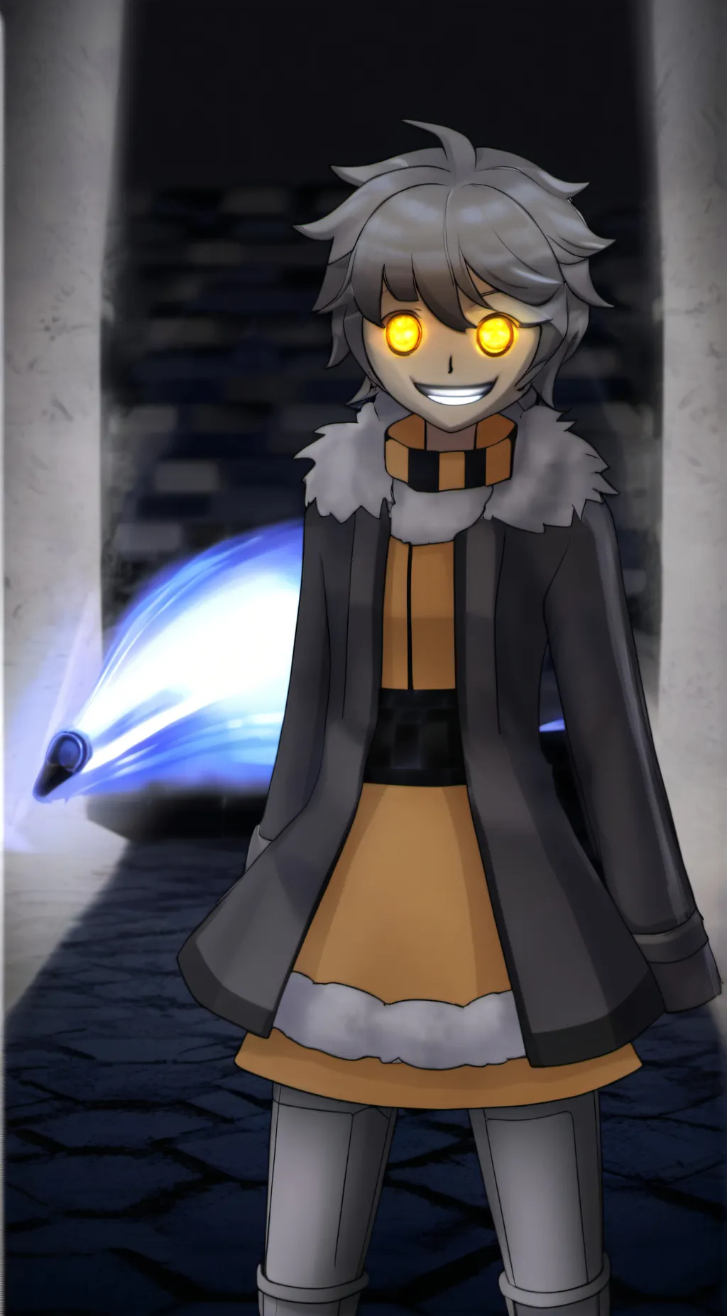 ai character: murder drone rp background