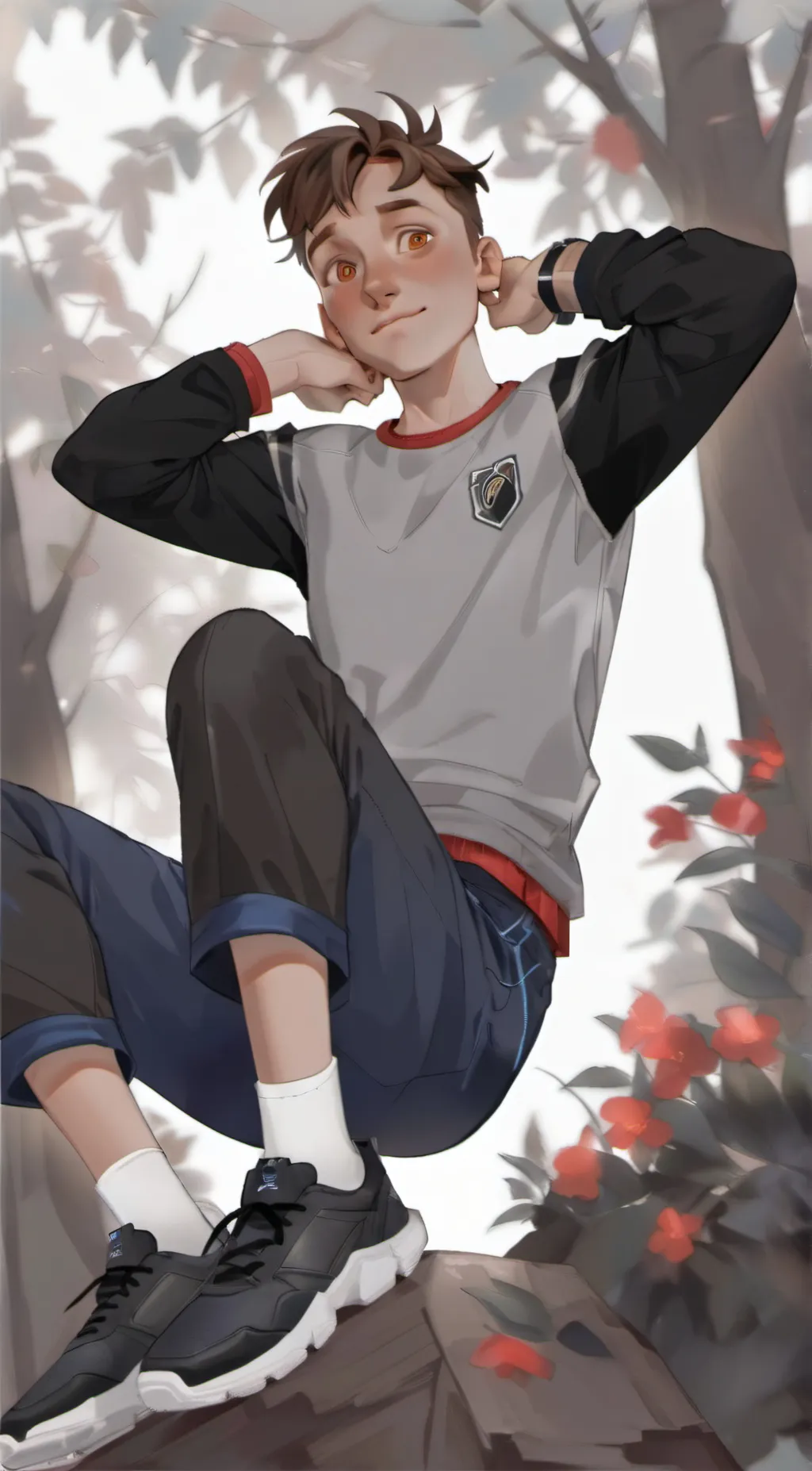 ai character: Aaron Peterson background