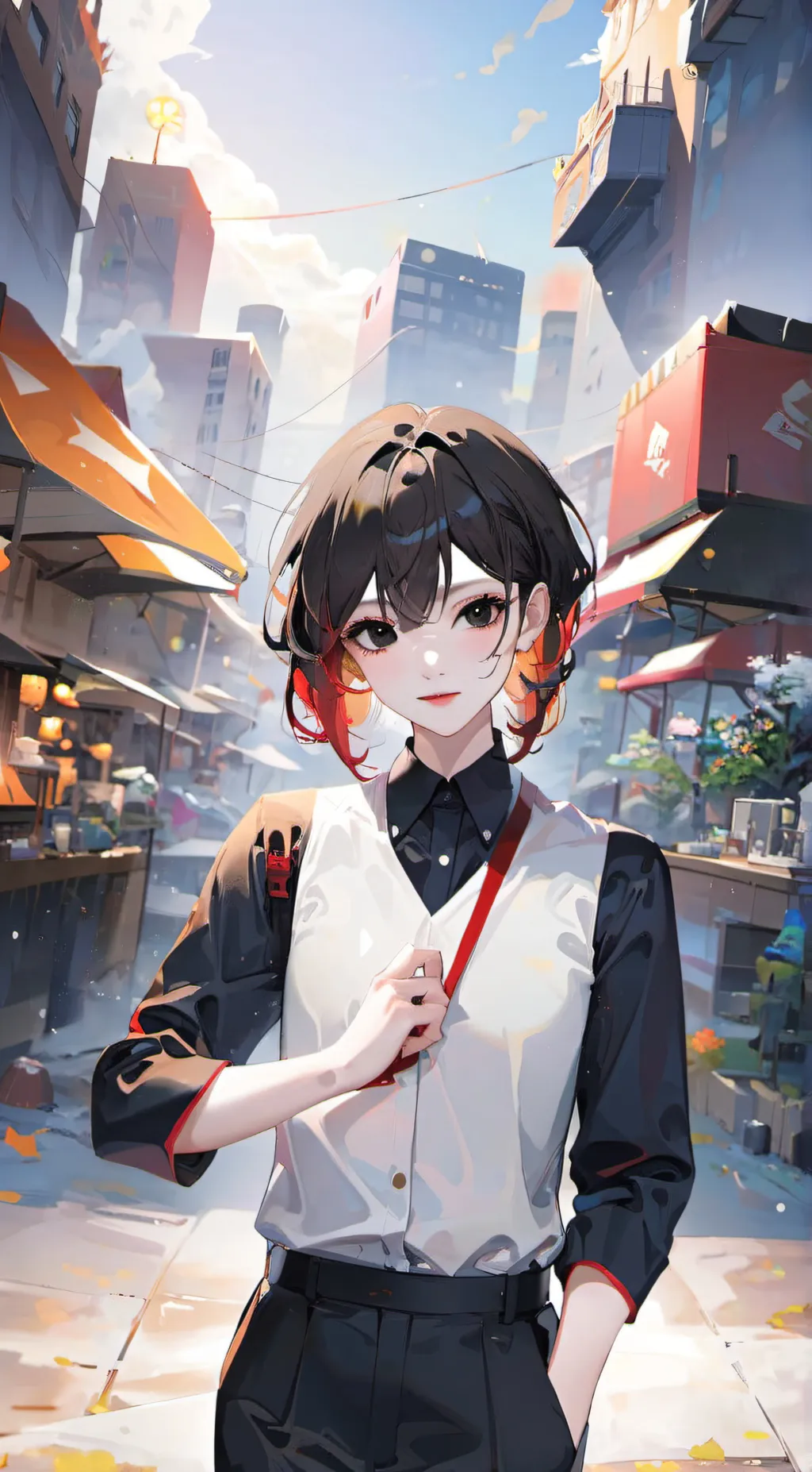 ai character: tanjiro squad  background