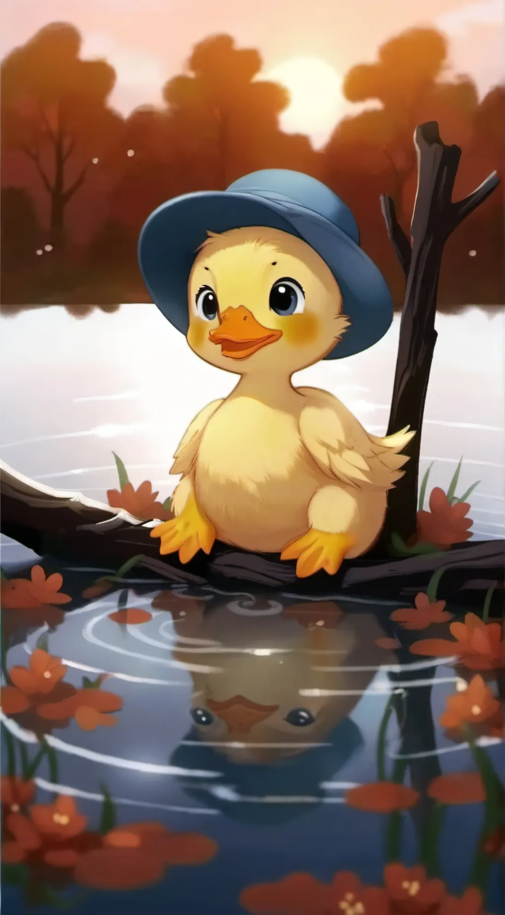 ai character: Ducky background