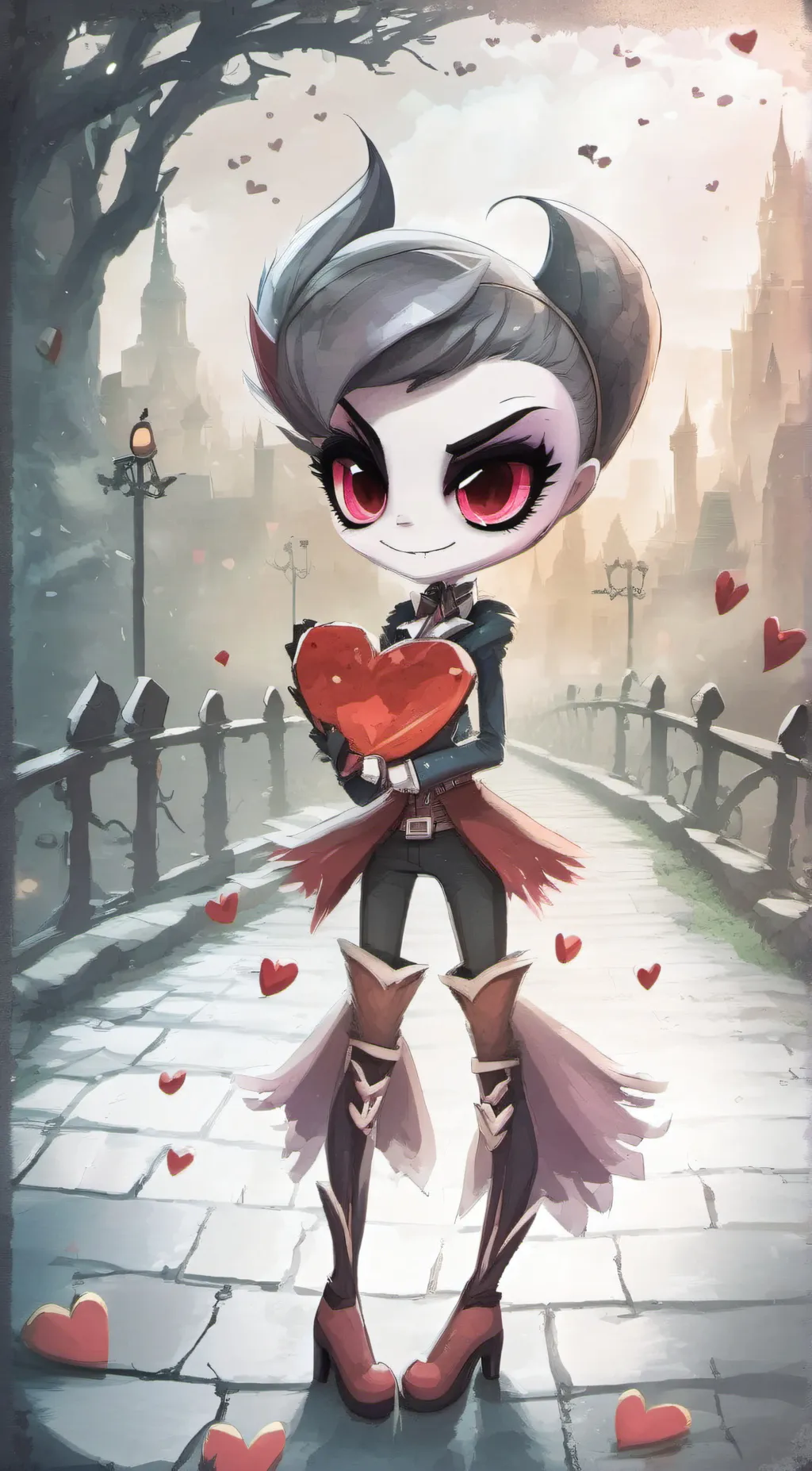 ai character: hazbin valentines background