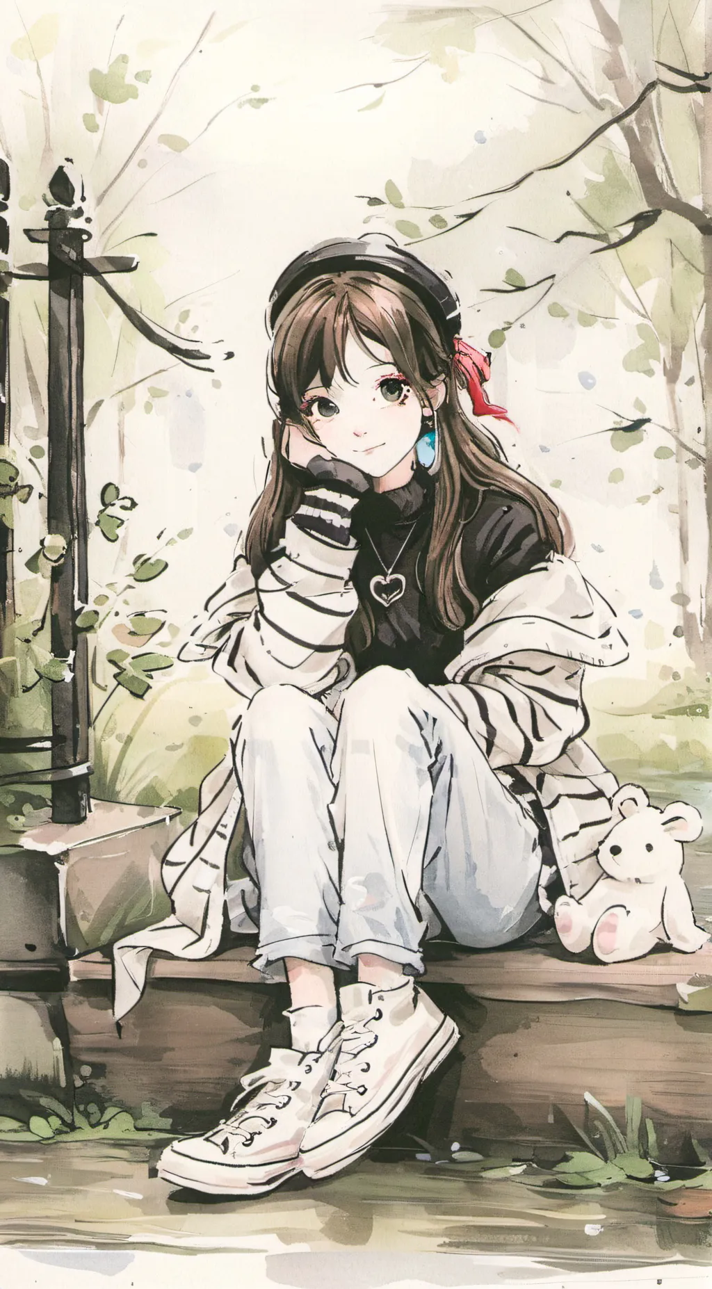ai character: lily background