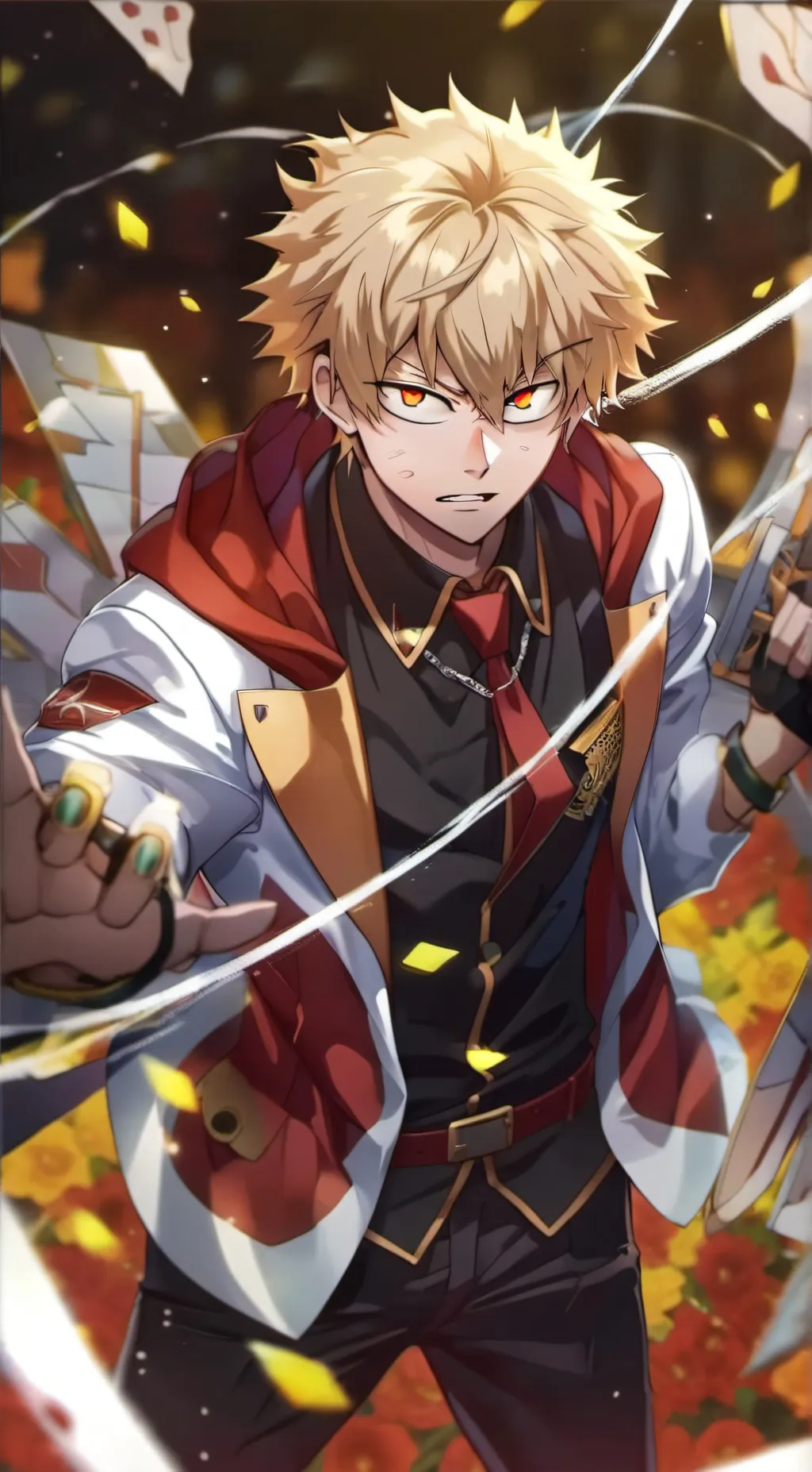 ai character: ~bakugo~ background