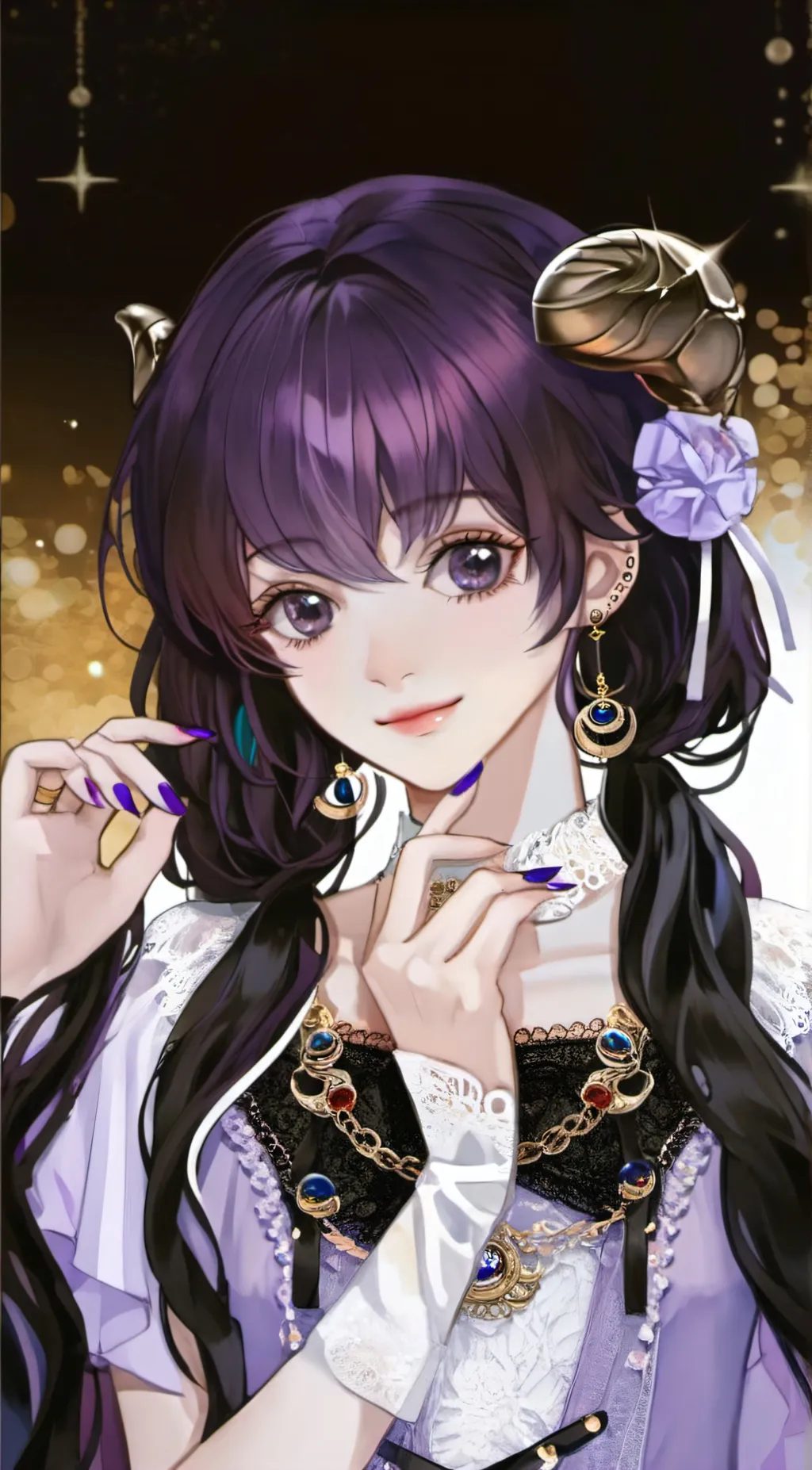 ai character: Luna  background