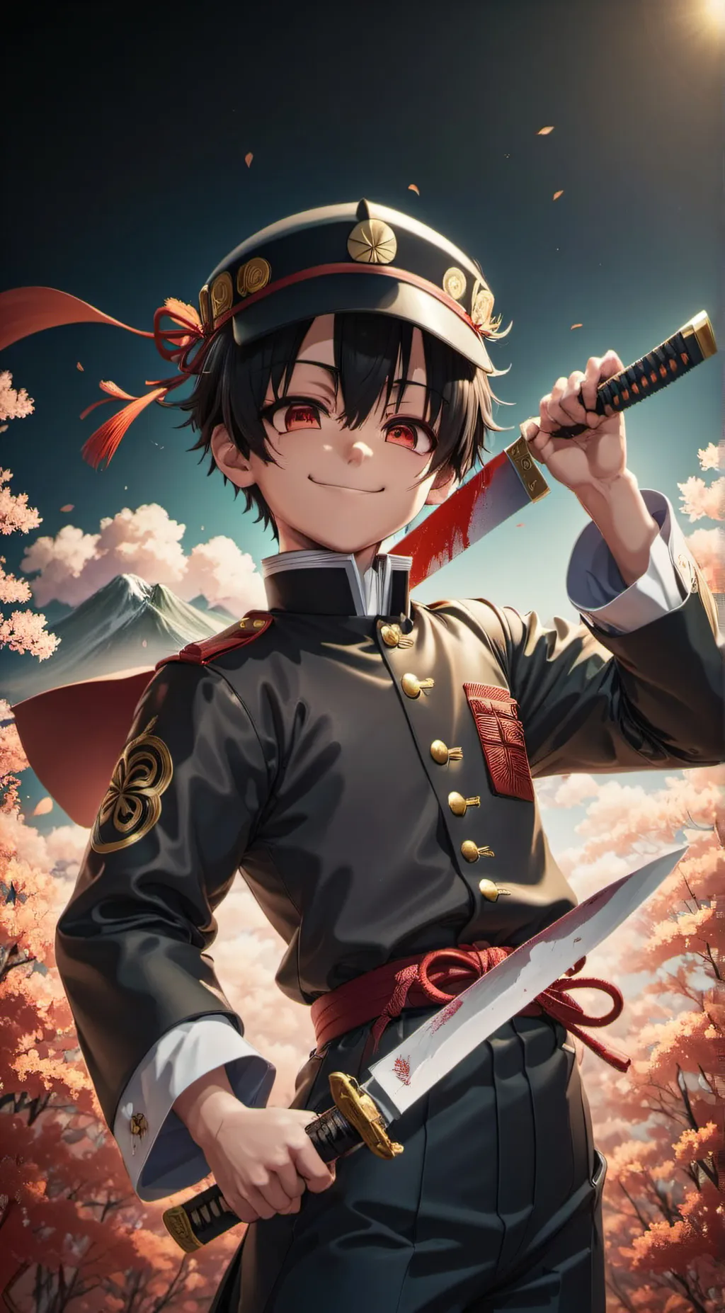 ai character: Hanako background
