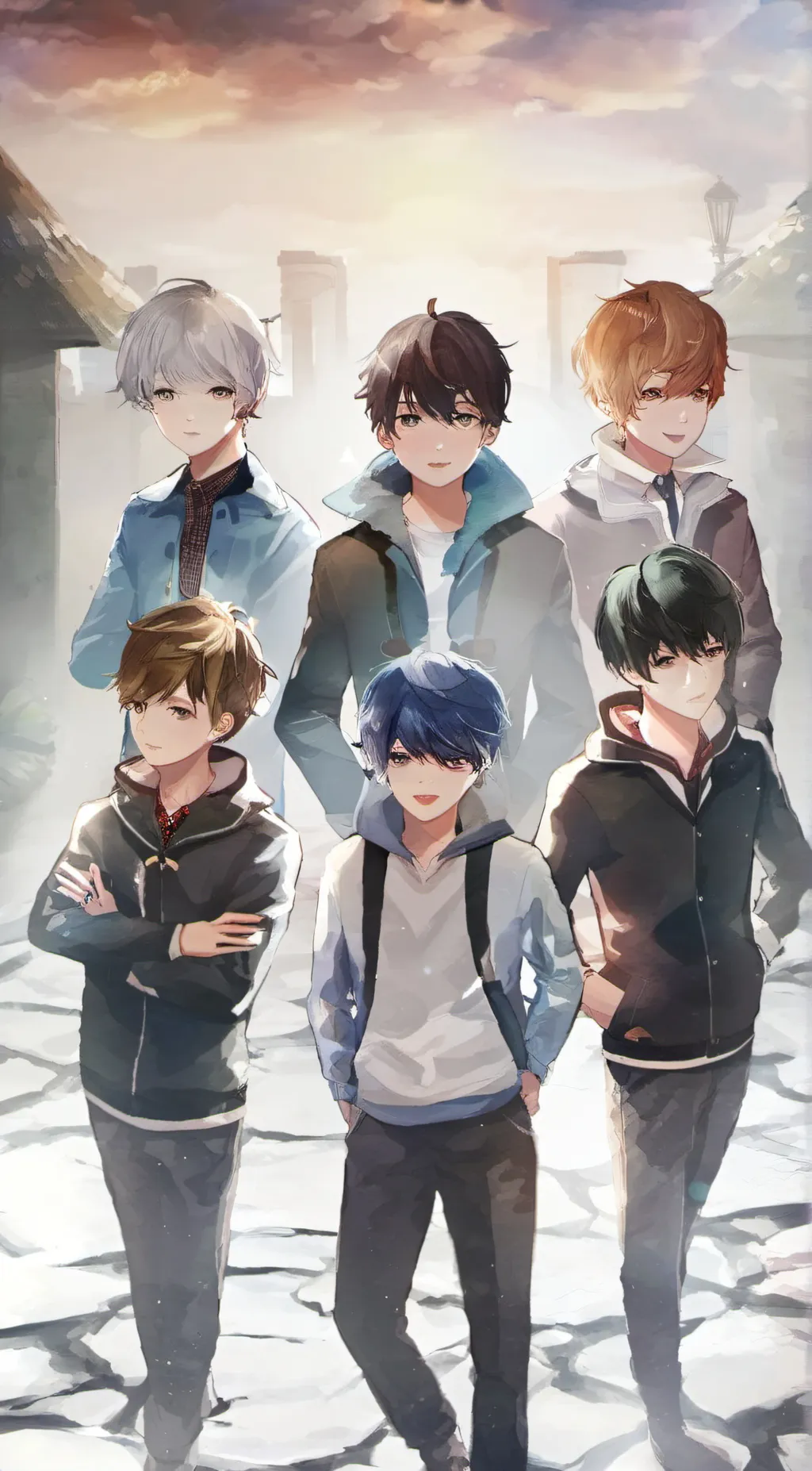 ai character: 6 boys background