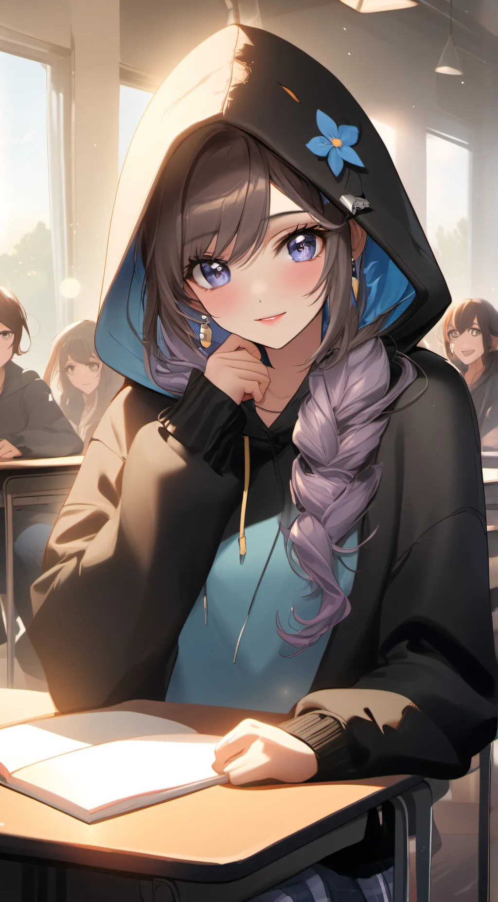 ai character: Avery  background