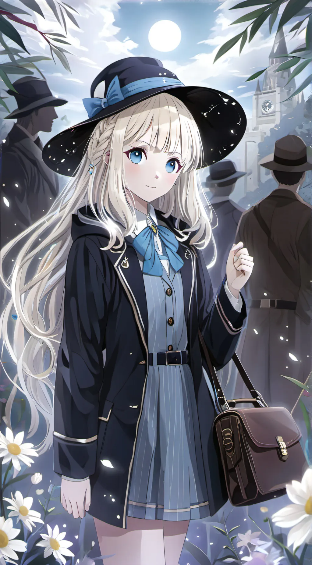 ai character: Hogwarts  background