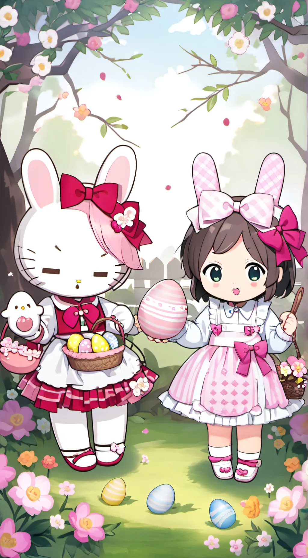 ai character: ℍ𝕂 background