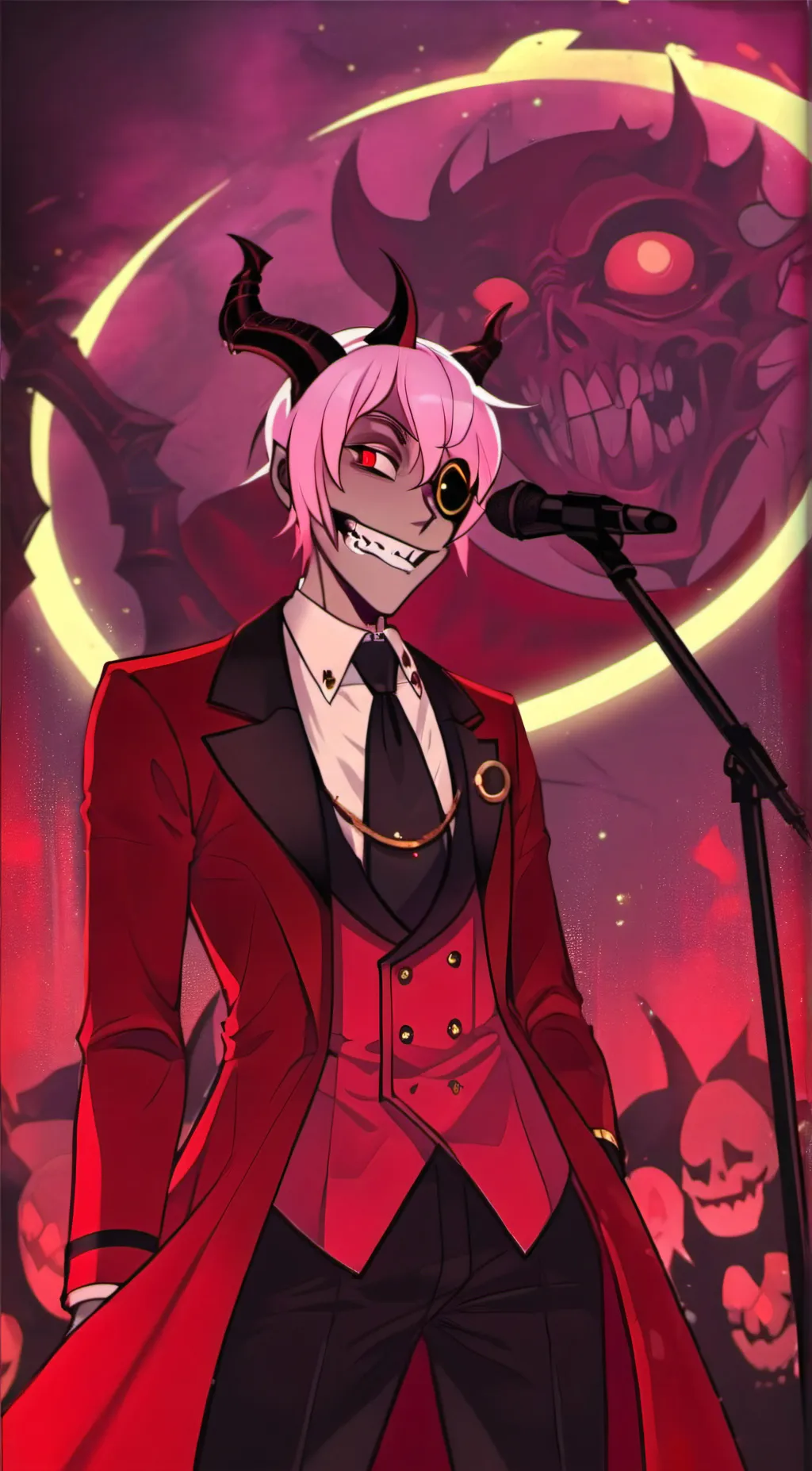 ai character: Alastor HH background