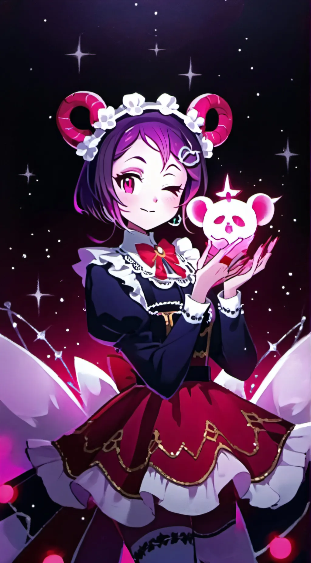 ai character: Muffet background
