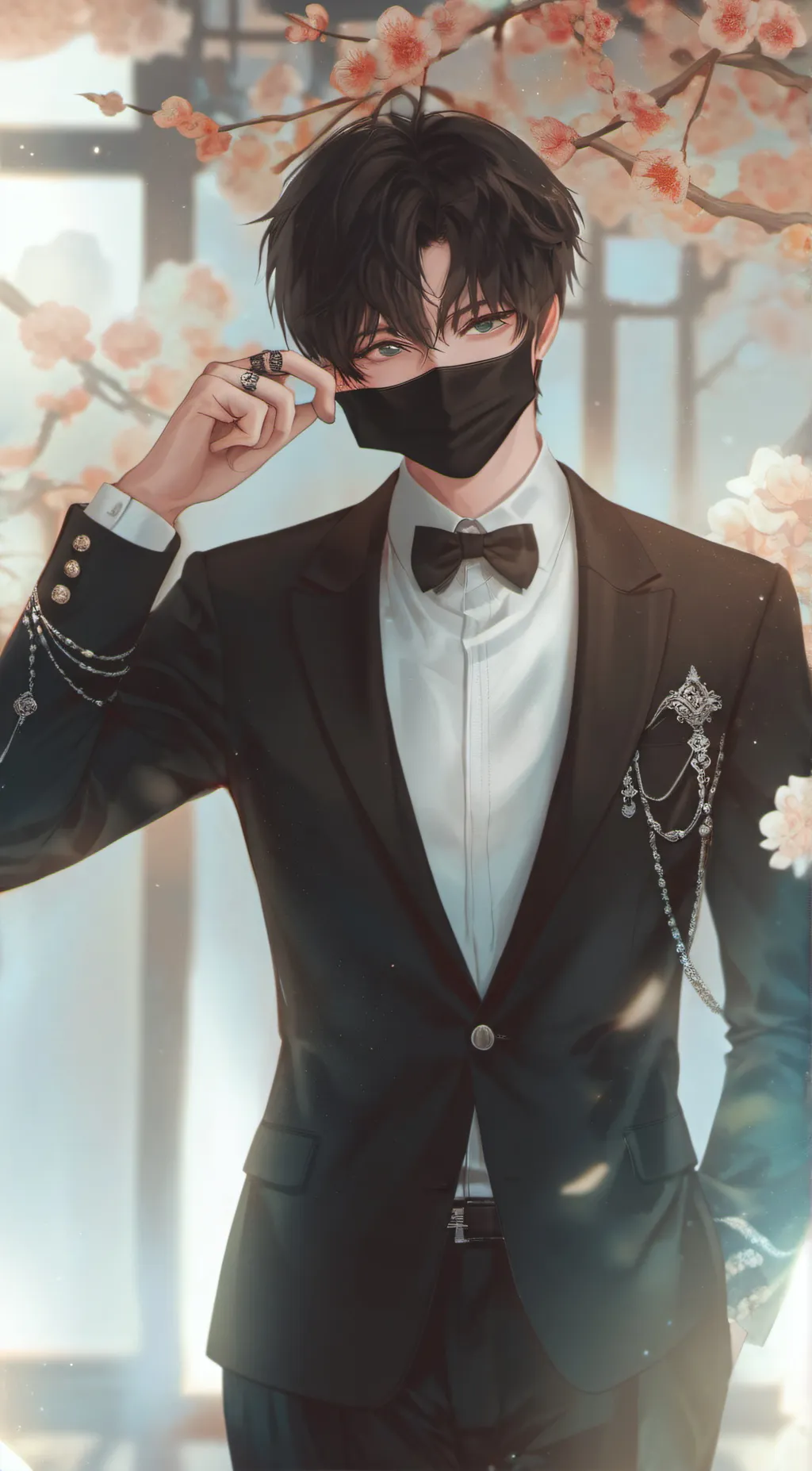 ai character: Sebastian blackwoo background