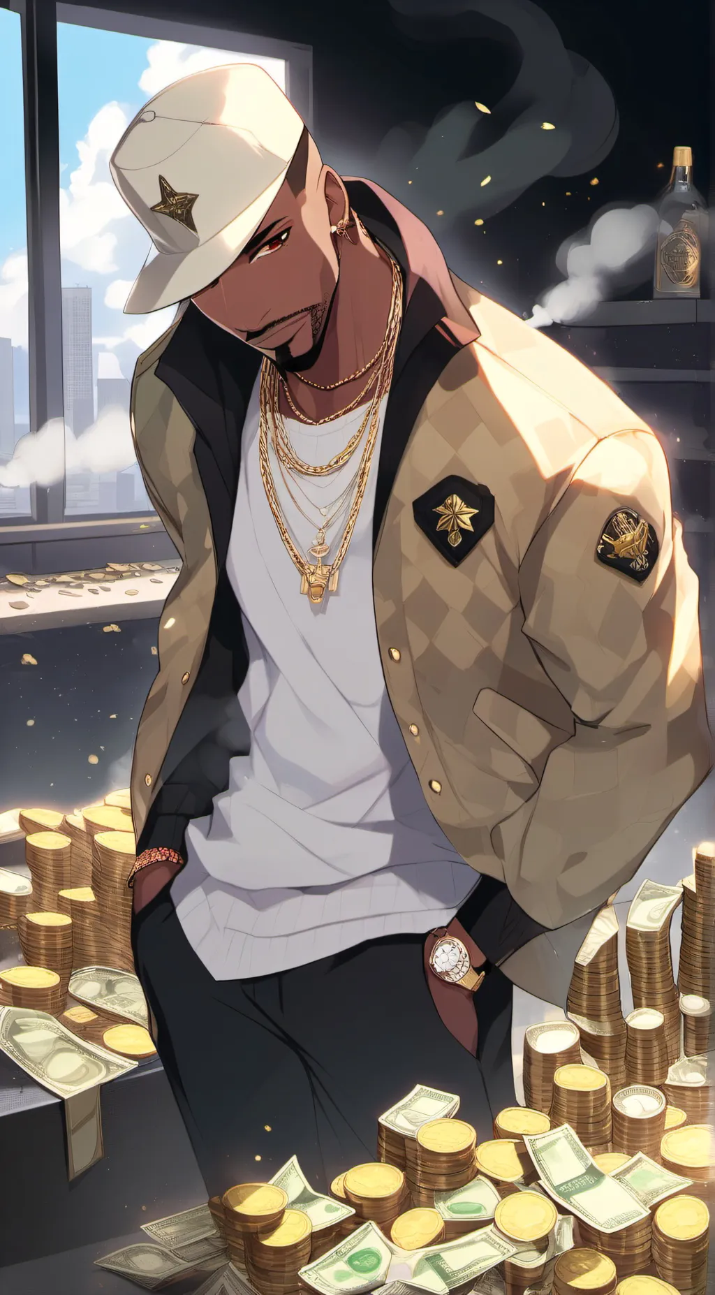 ai character: Tyrone  background