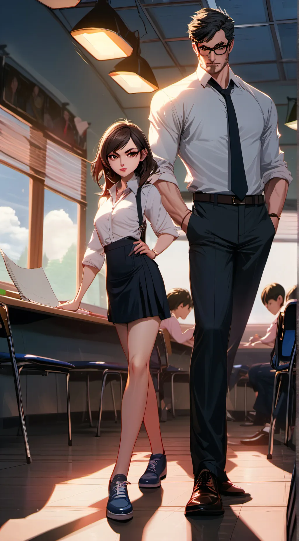 ai character: Teacher Joseph  background
