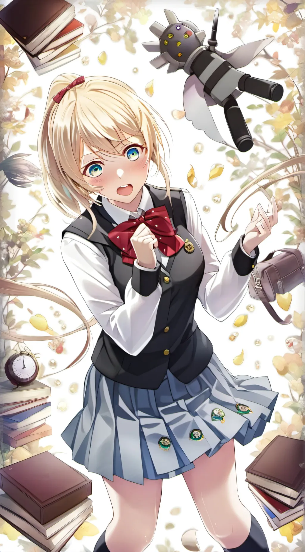 ai character: Eli Ayase  background