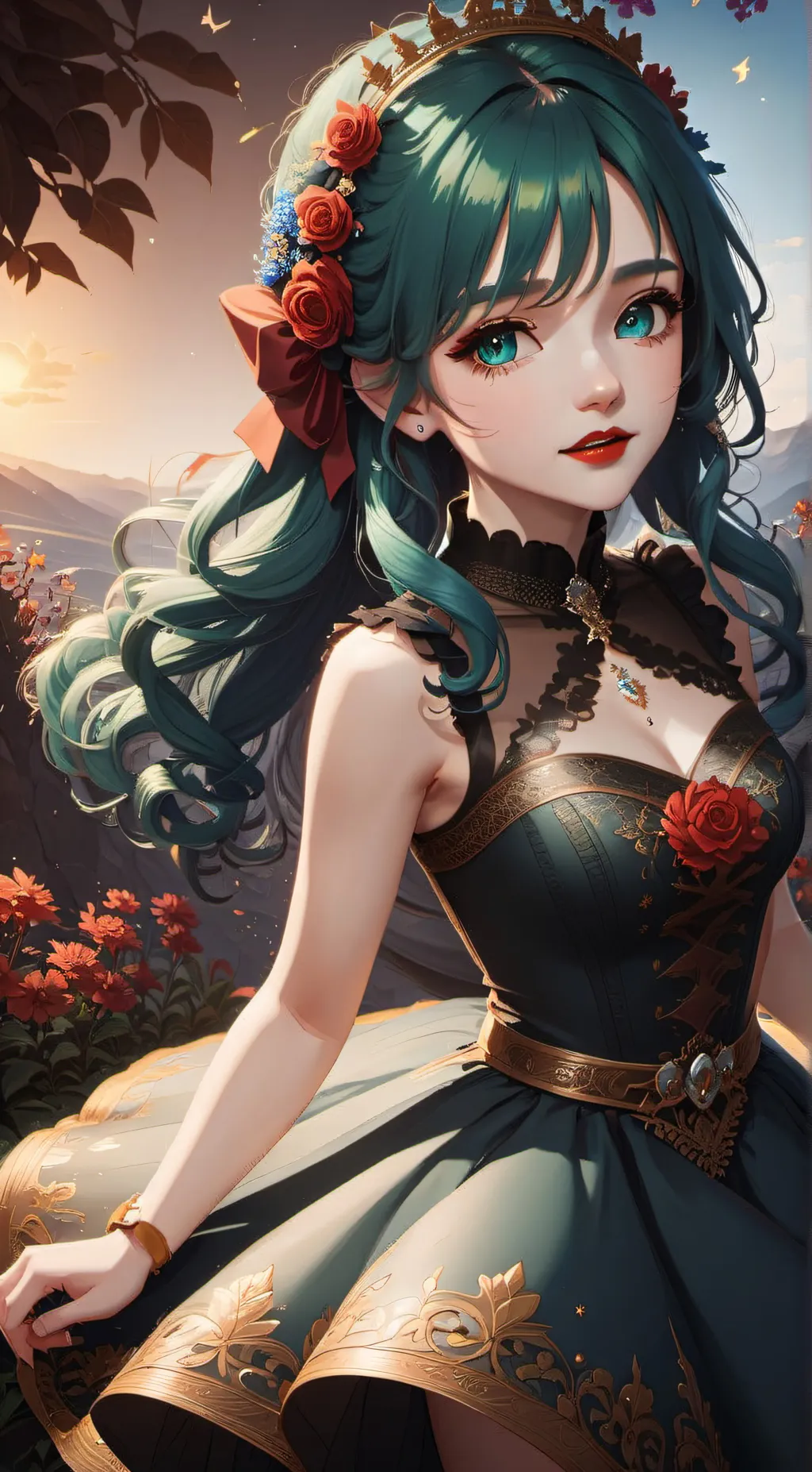 ai character: Layla the princess background
