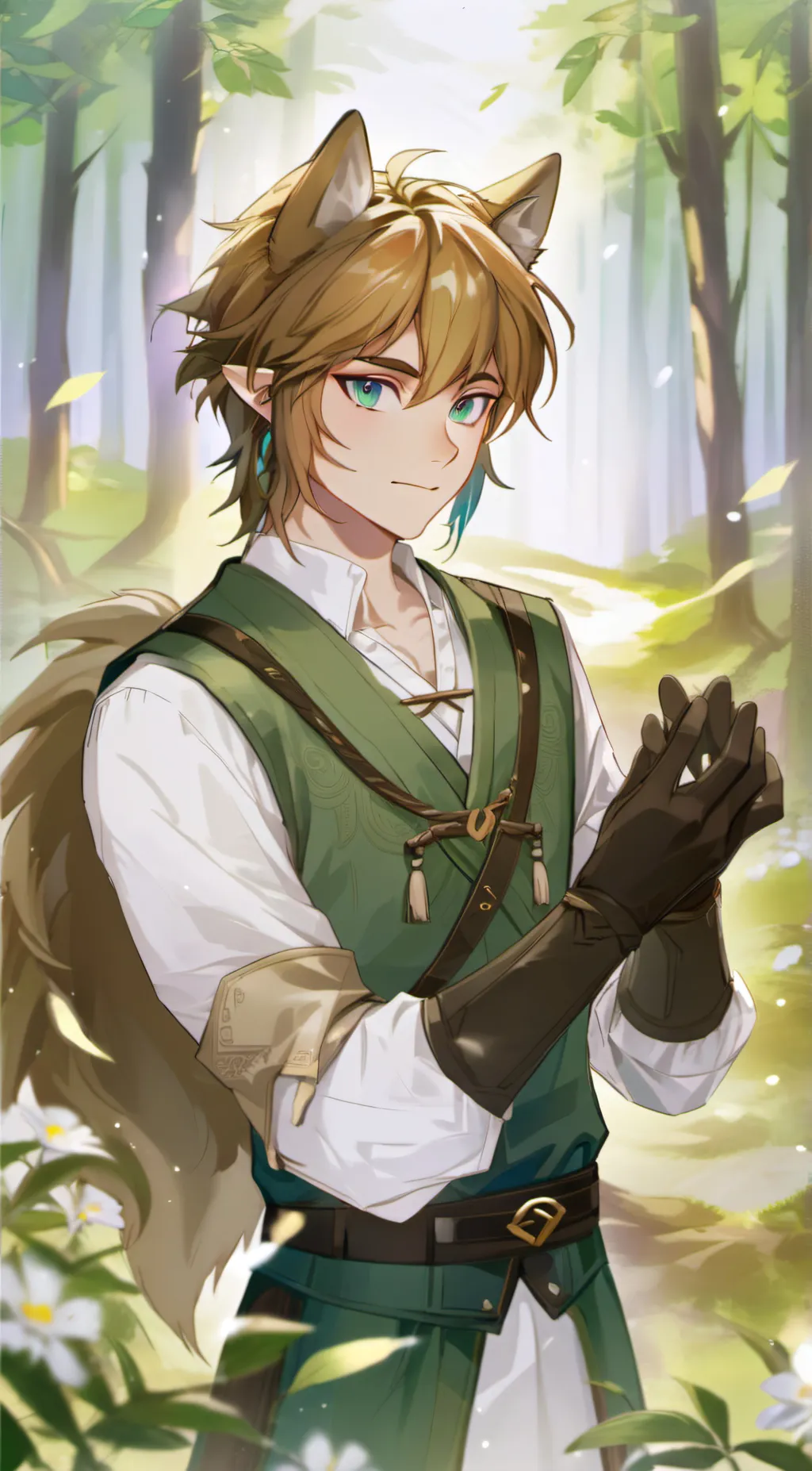 ai character: Link background