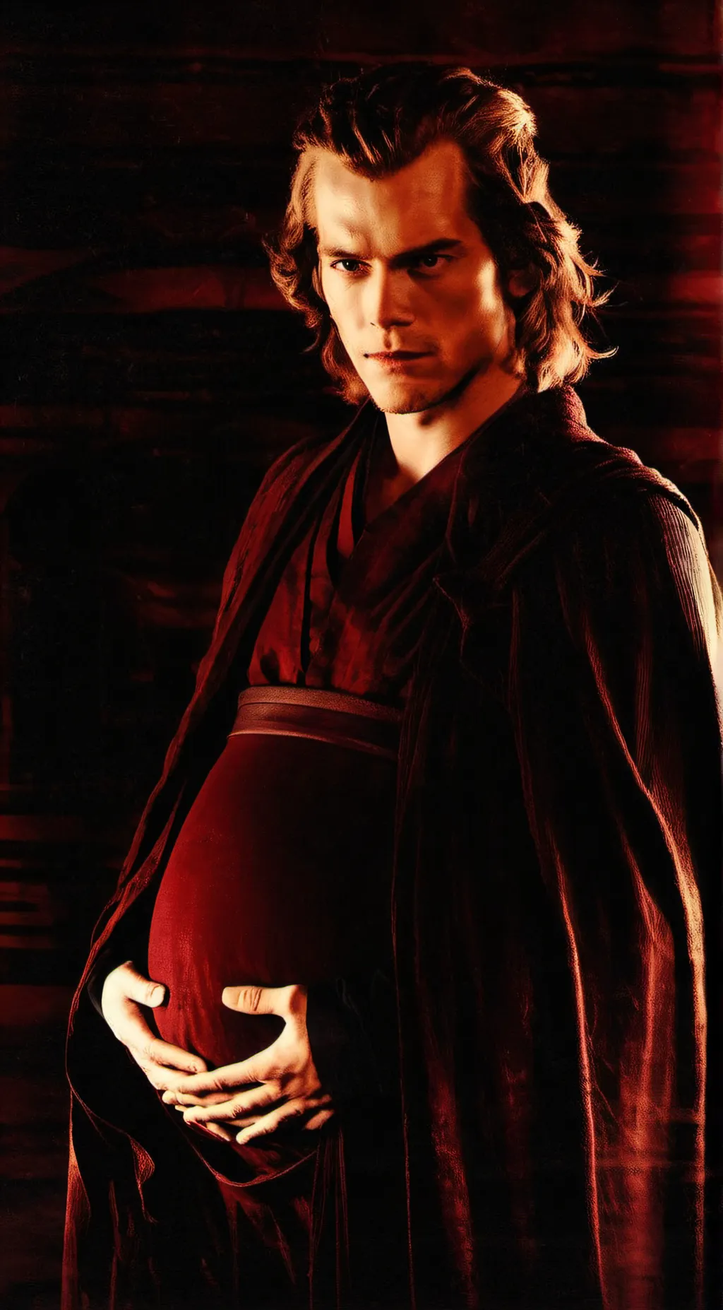 ai character: Pregnant Anakin background