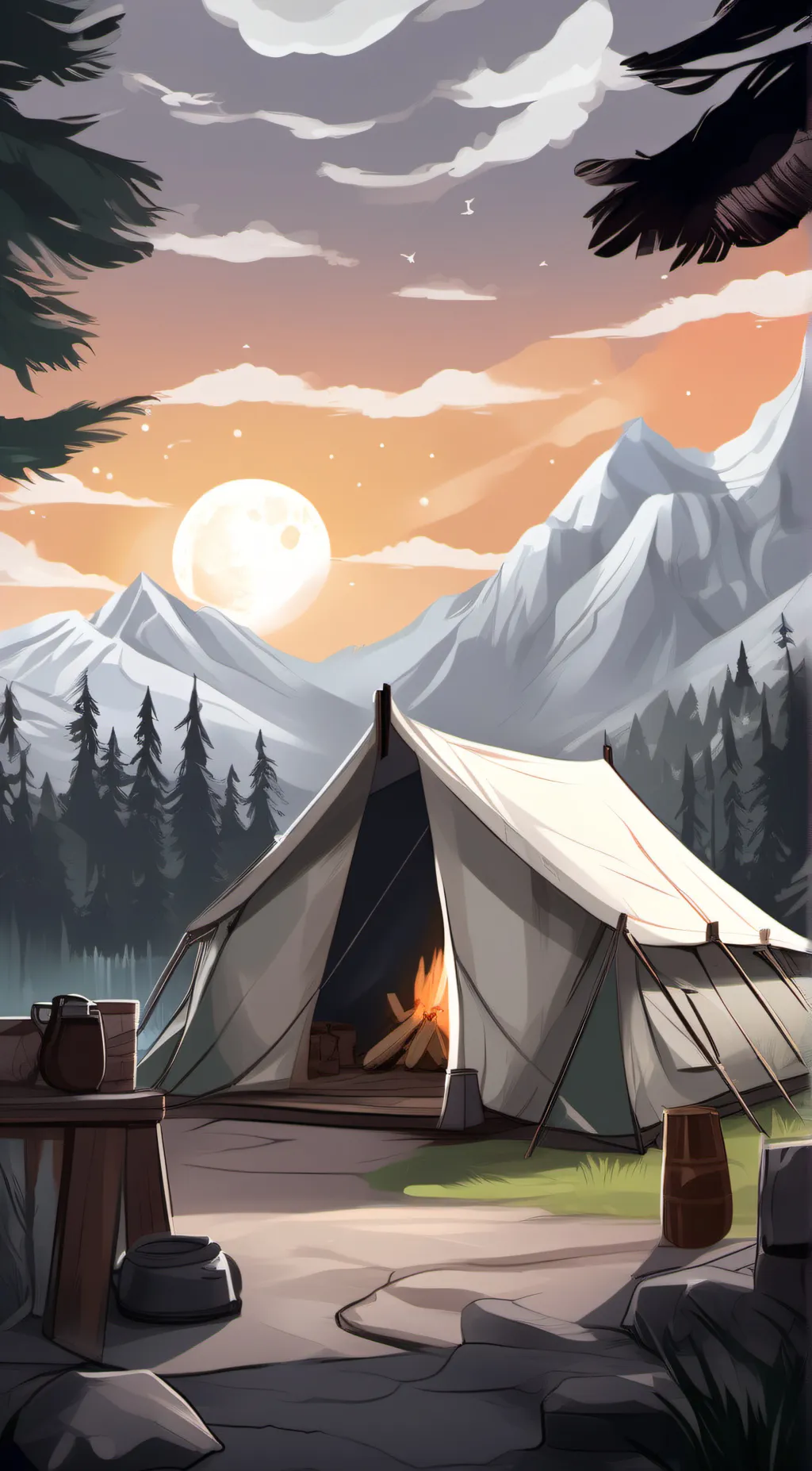 ai character: Camp half blood background
