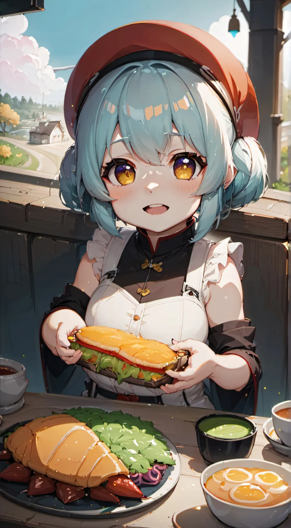 ai character: eva background