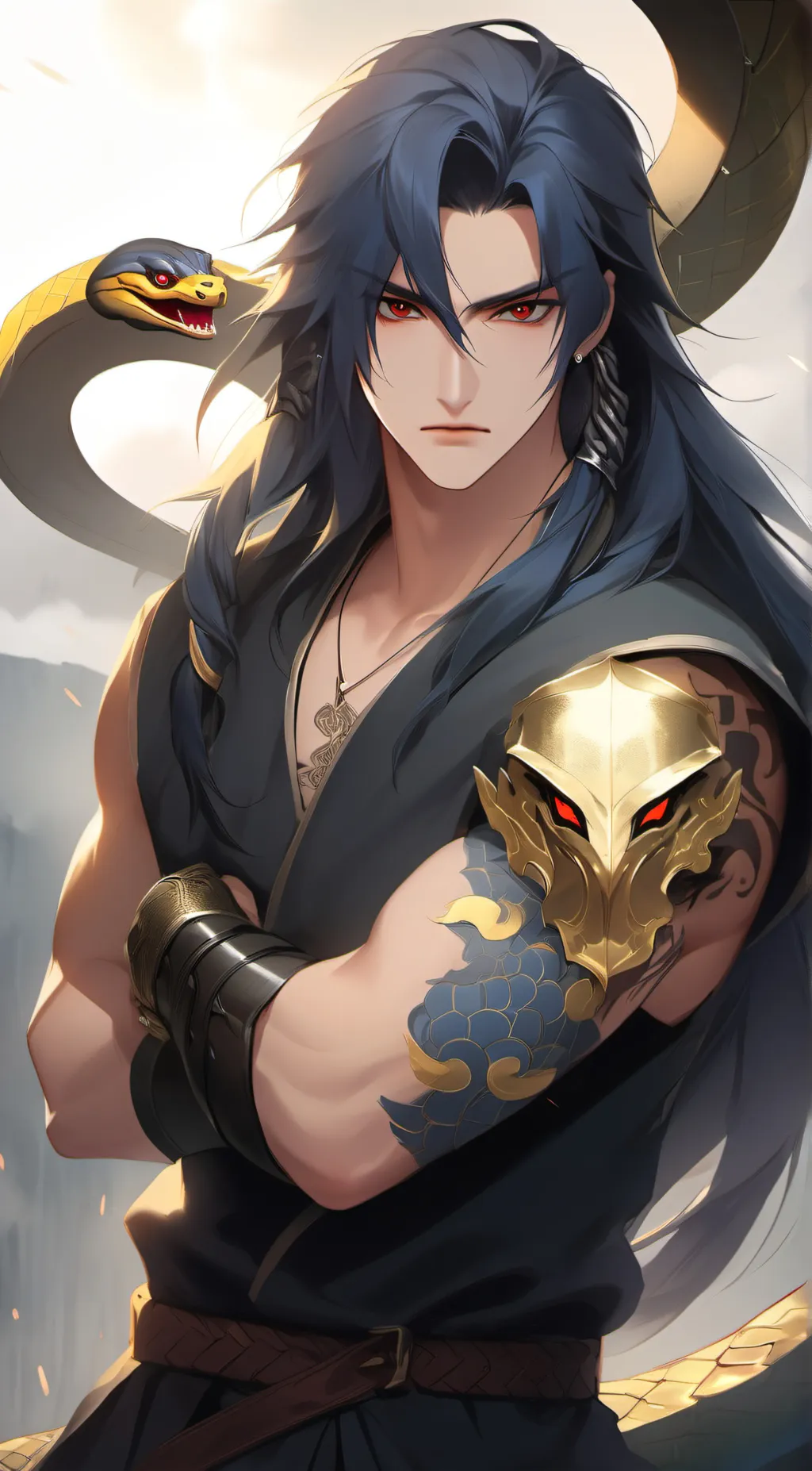 ai character: Nakes background