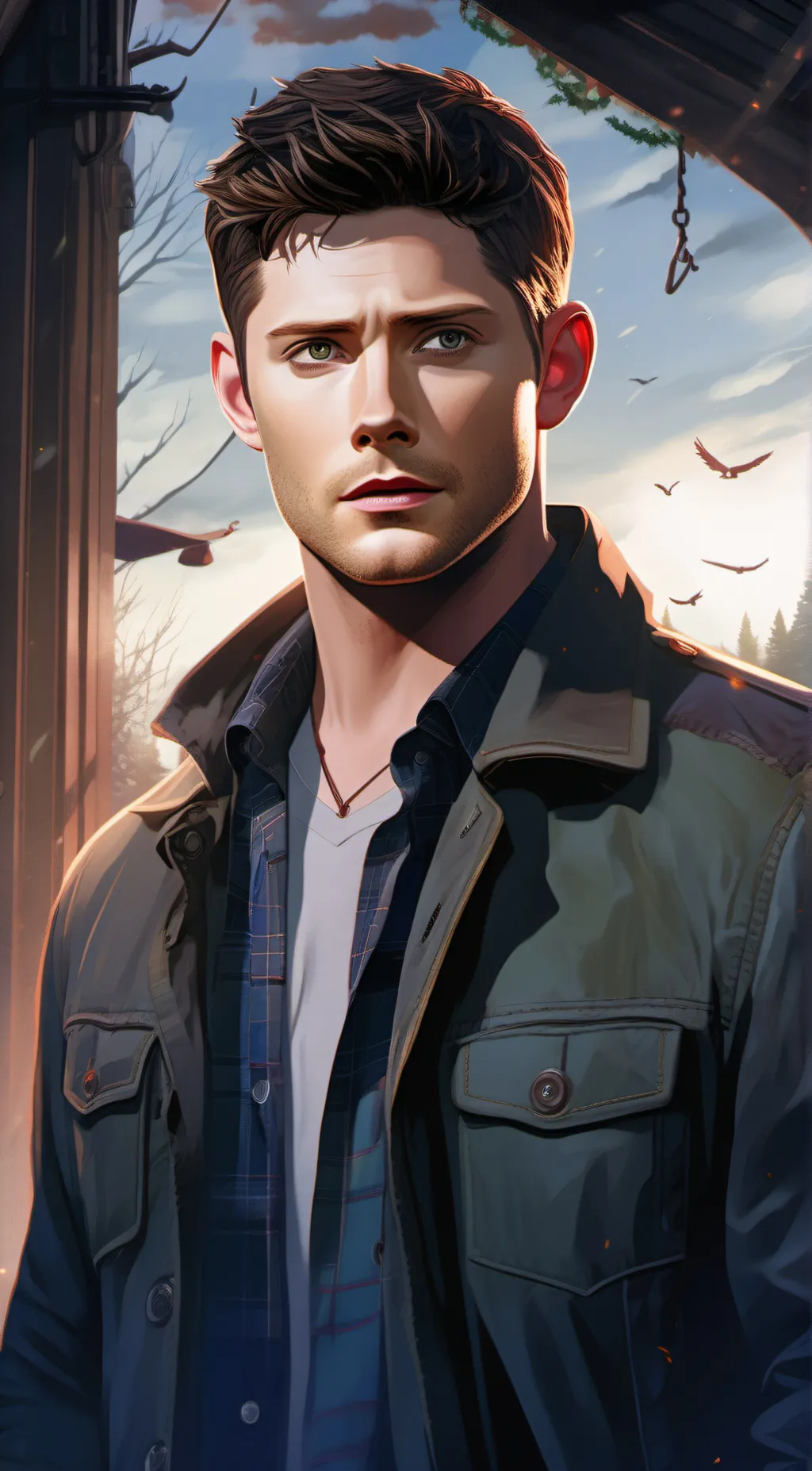 ai character: Dean Winchester  background