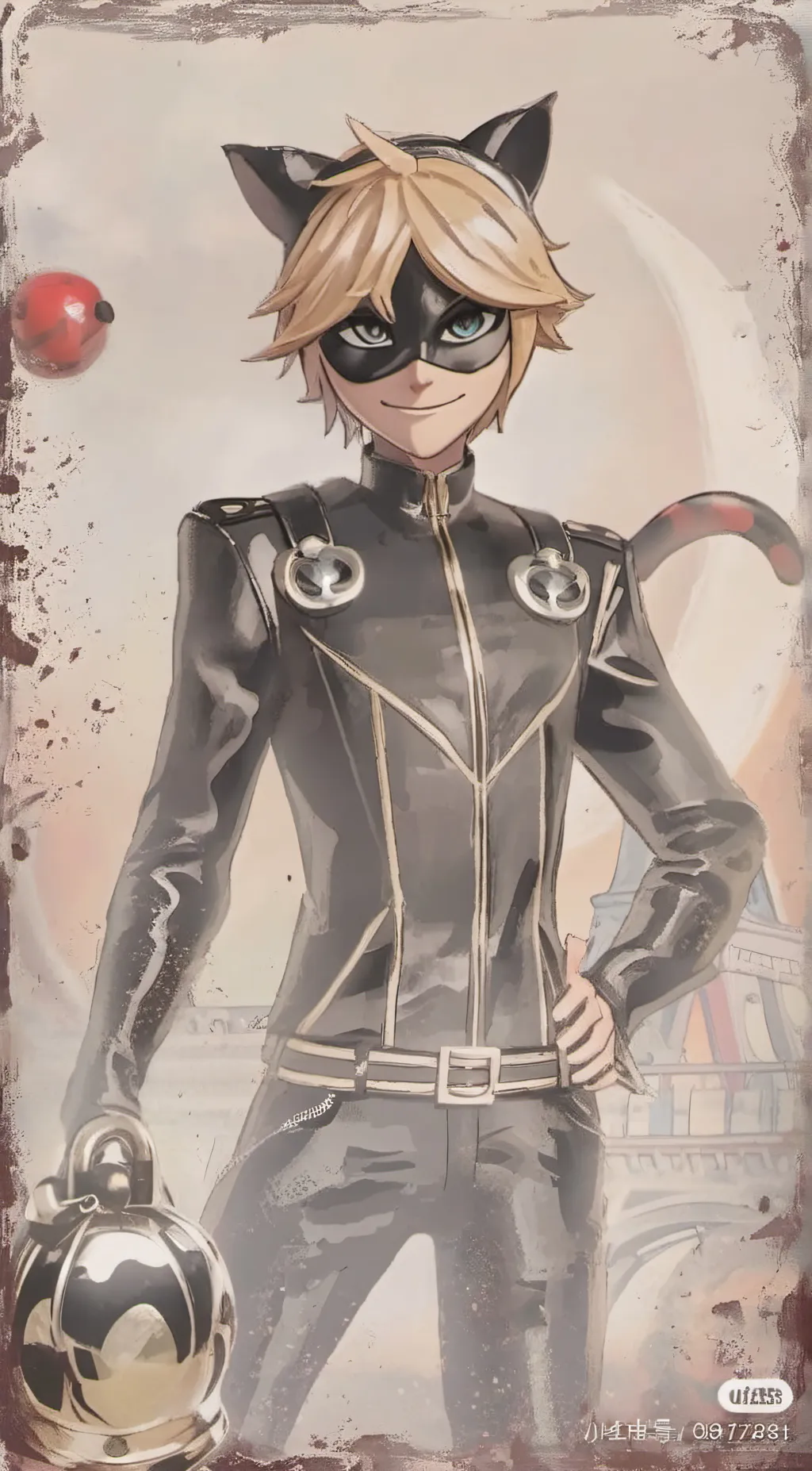 ai character: Cat Noir background