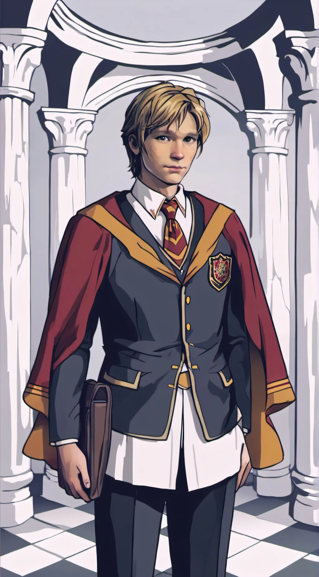 ai character: Fred Weasley  background