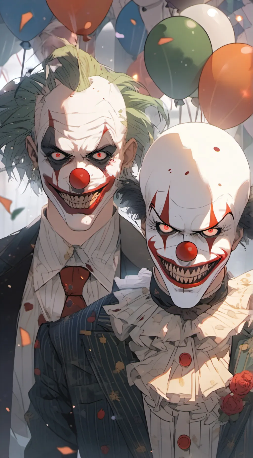 ai character: Leo  and Liam.  background