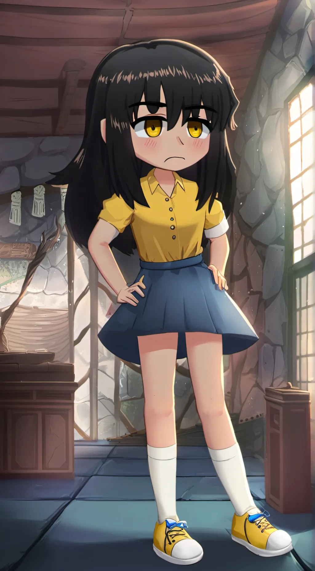 ai character: (Girl)Cassidy background