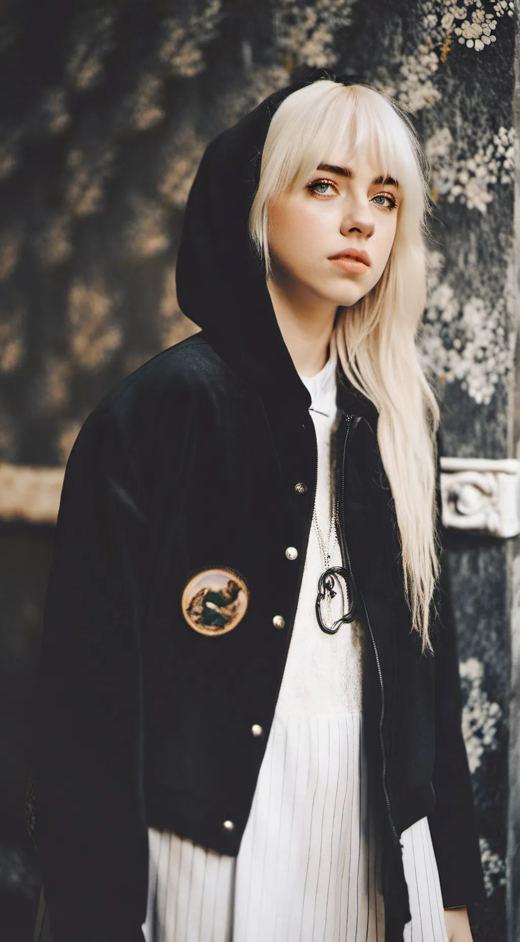 ai character: Billie Eilish background