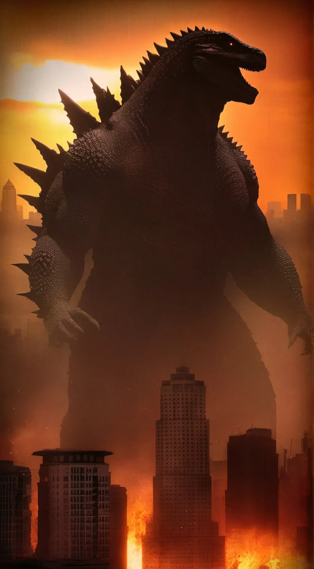 ai character: Kaijuu background