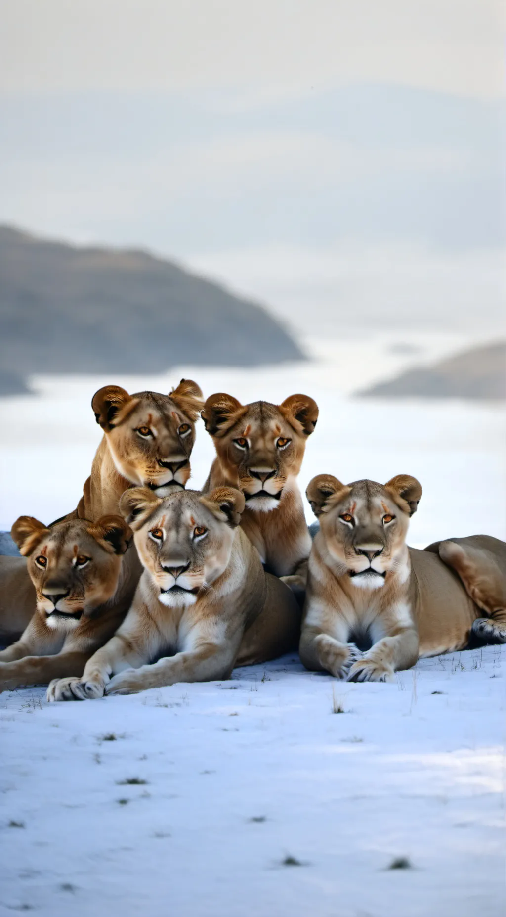 ai character: Lion life background