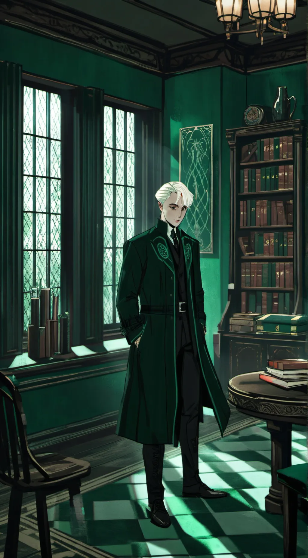 ai character: draco background