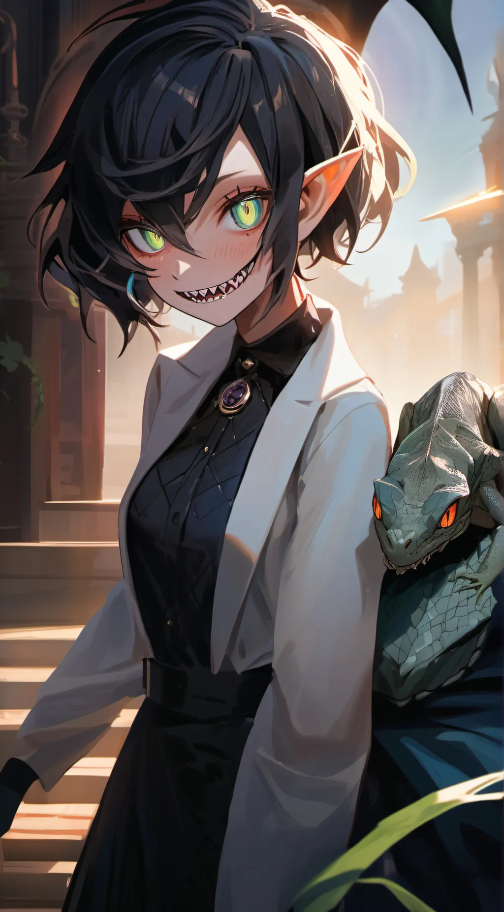 ai character: Mrs. Basilisk background