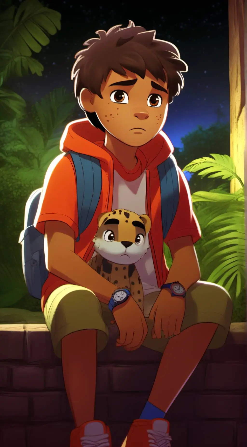 ai character: Diego  background